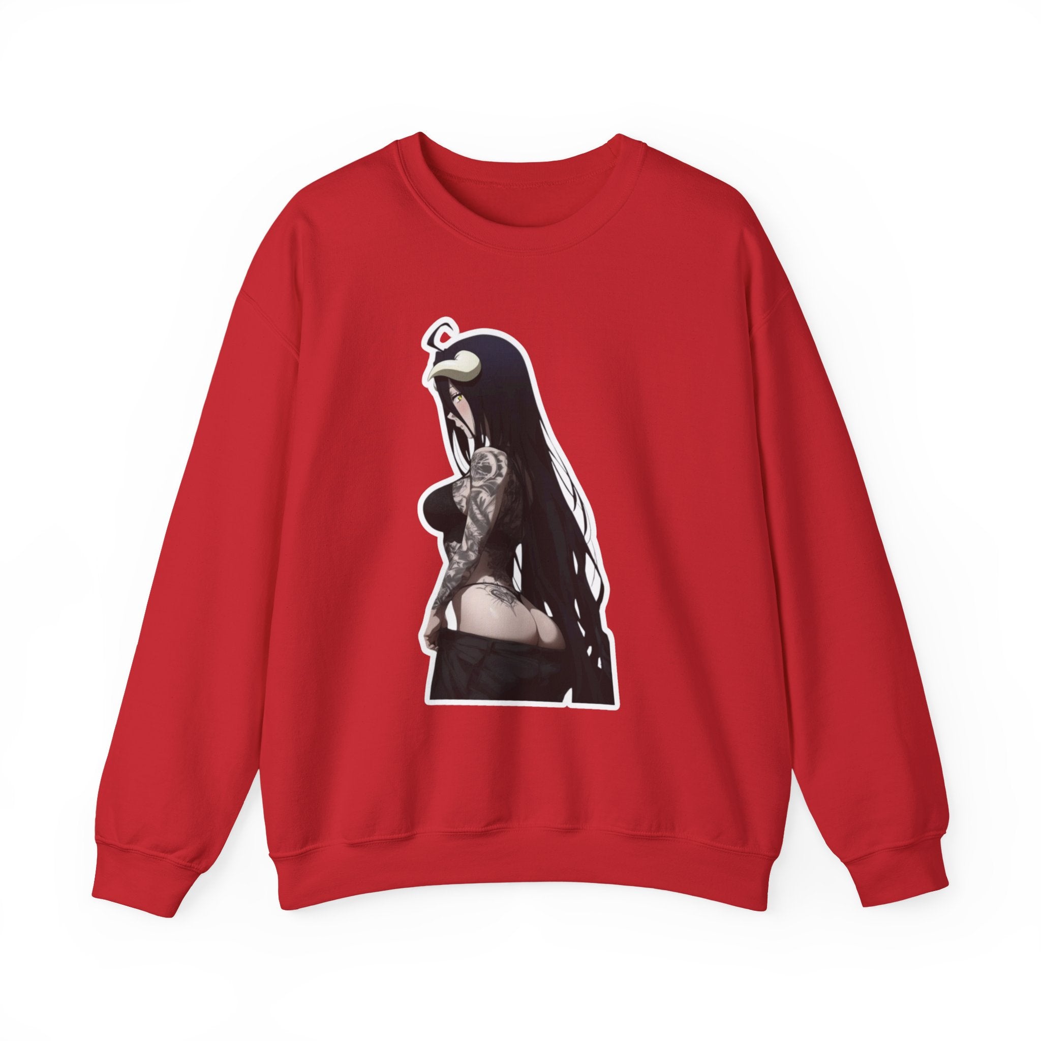 Albedo From Overlord Gothic Tattooed Unisex Heavy Blend™ Crewneck Sweatshirt