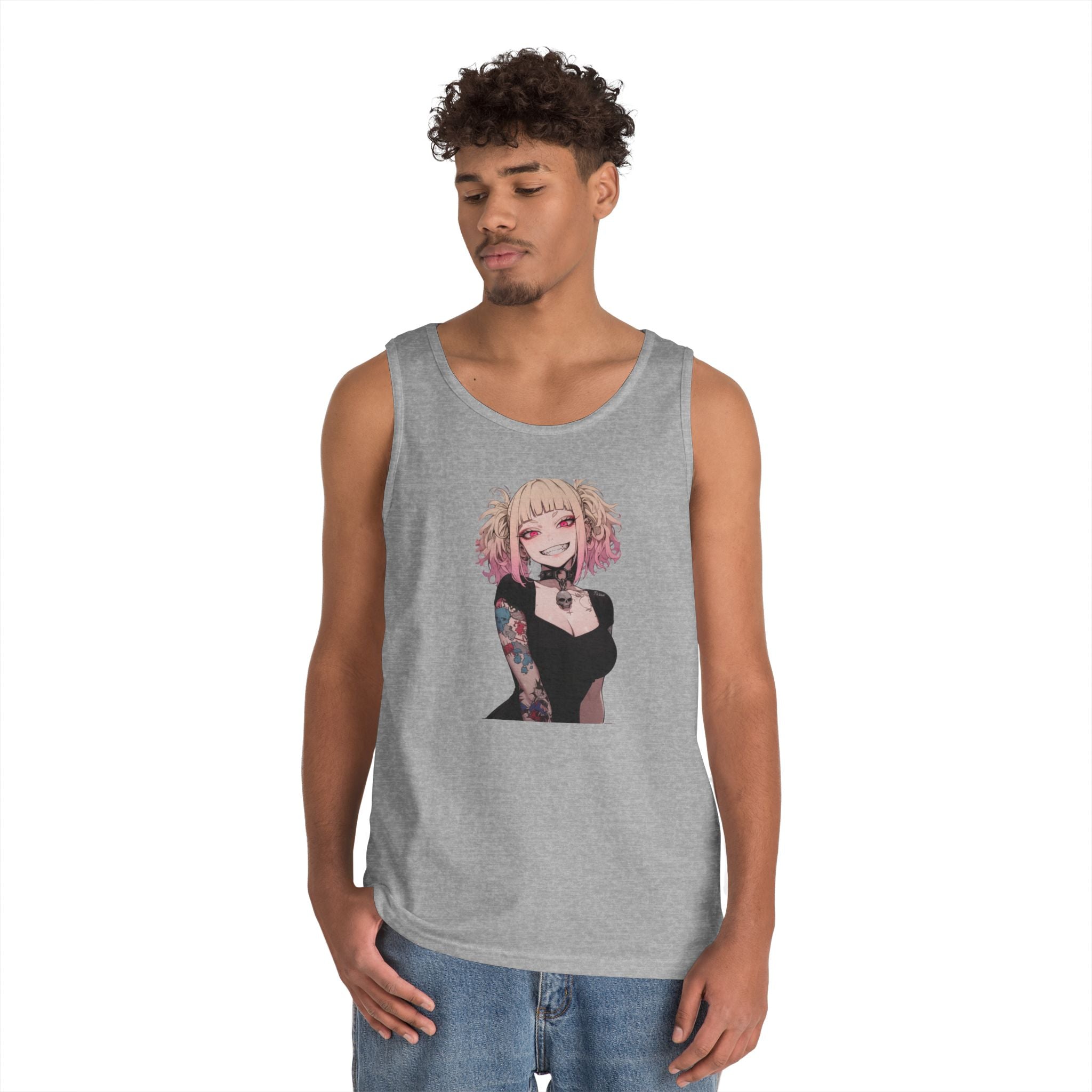 Gothic Himiko Toga Tattooed Crazy Heavy Cotton Tank Top
