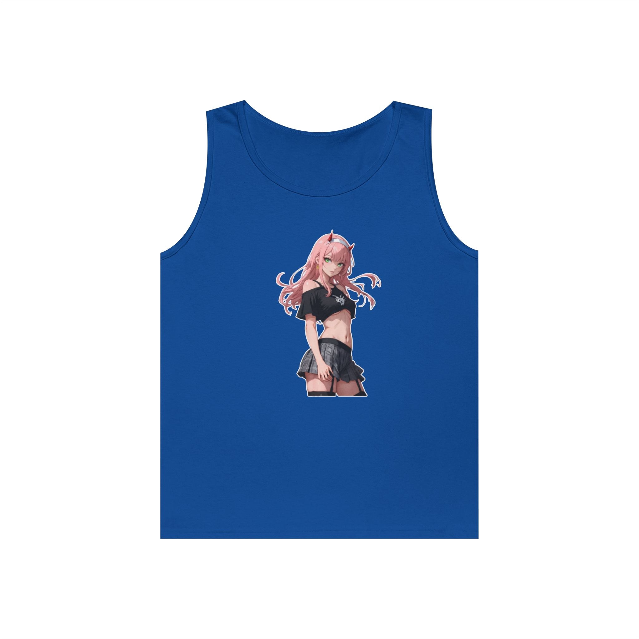 Zero Two Streetwear Style Heavy Cotton Tank Top