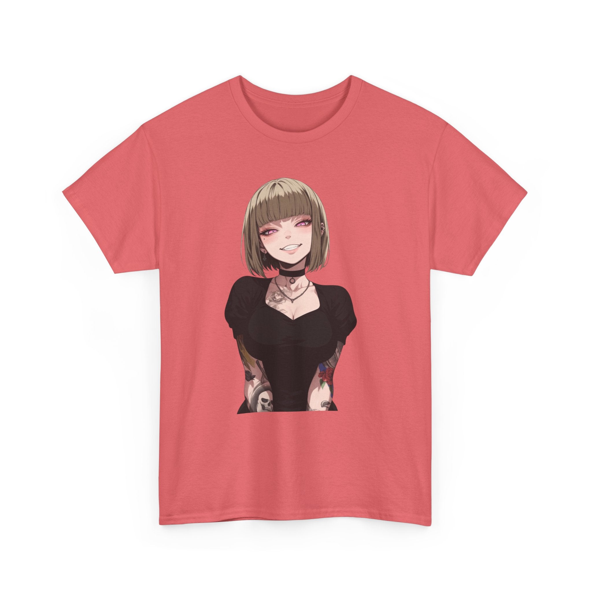 Sexy Style Himiko Toga Skull Tattooed Unisex Heavy Cotton Tee