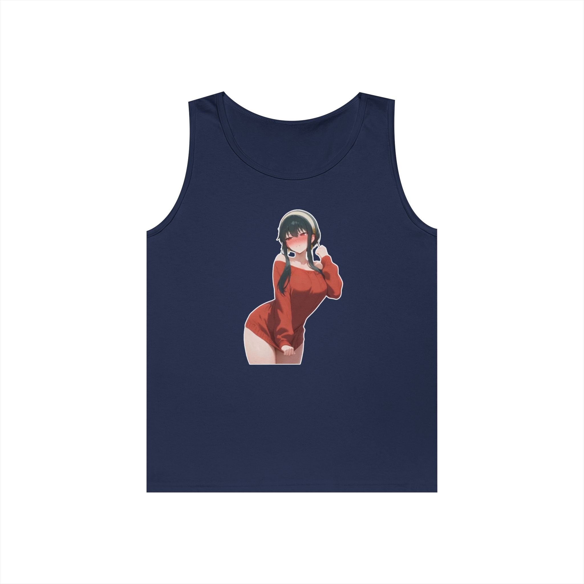 Yor Forger Blushing Waifu Heavy Cotton Tank Top