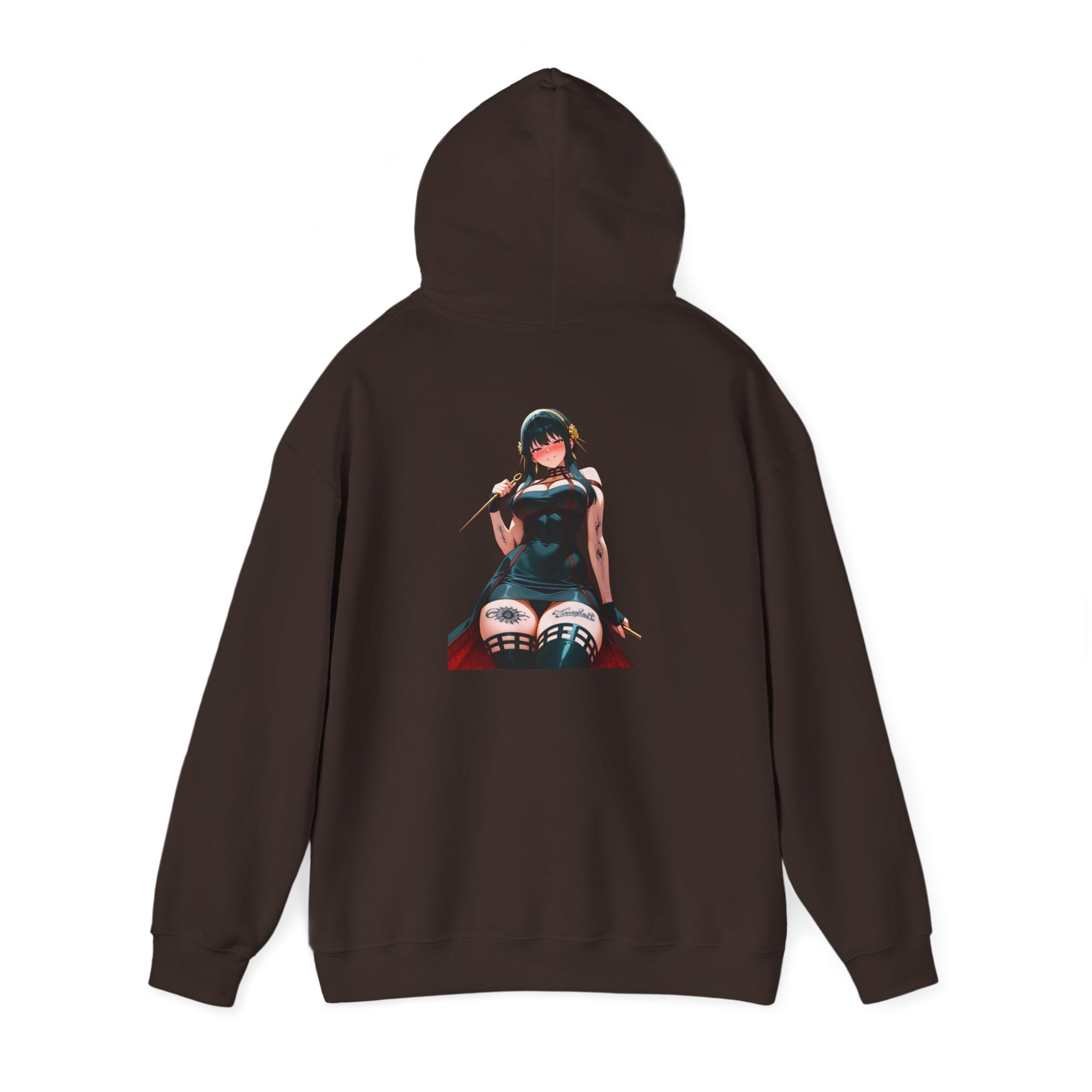 Yor Forger Assassin Gothic Tattooed Unisex Heavy Blend™ Hooded Sweatshirt