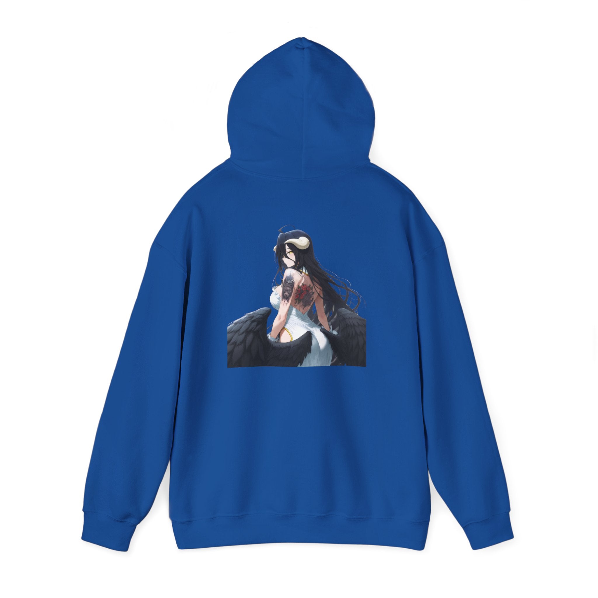 Gothic Albedo Overlord Waifu Unisex Heavy Blend™ Hooded Sweatshirt