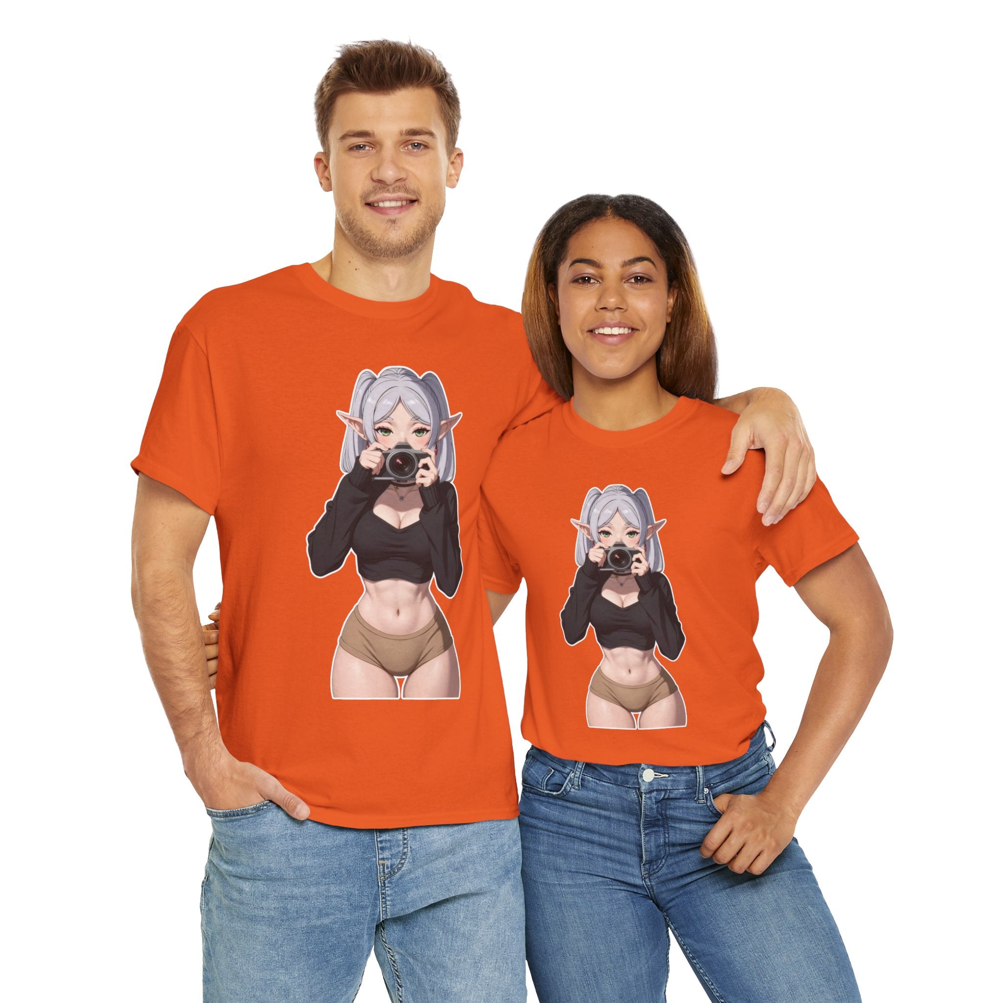 Frieren Cute Unisex Heavy Cotton Tee
