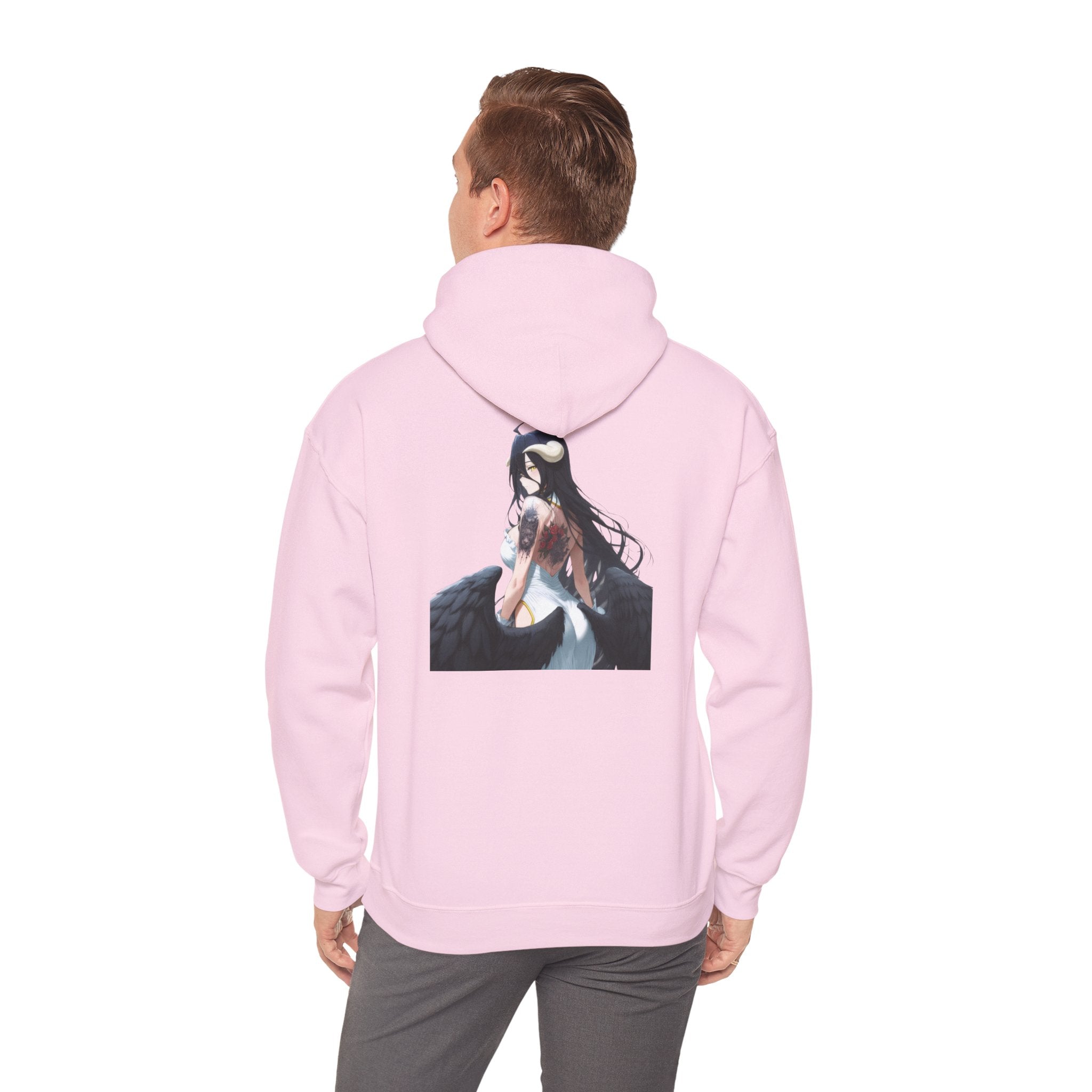 Gothic Albedo Overlord Waifu Unisex Heavy Blend™ Hooded Sweatshirt