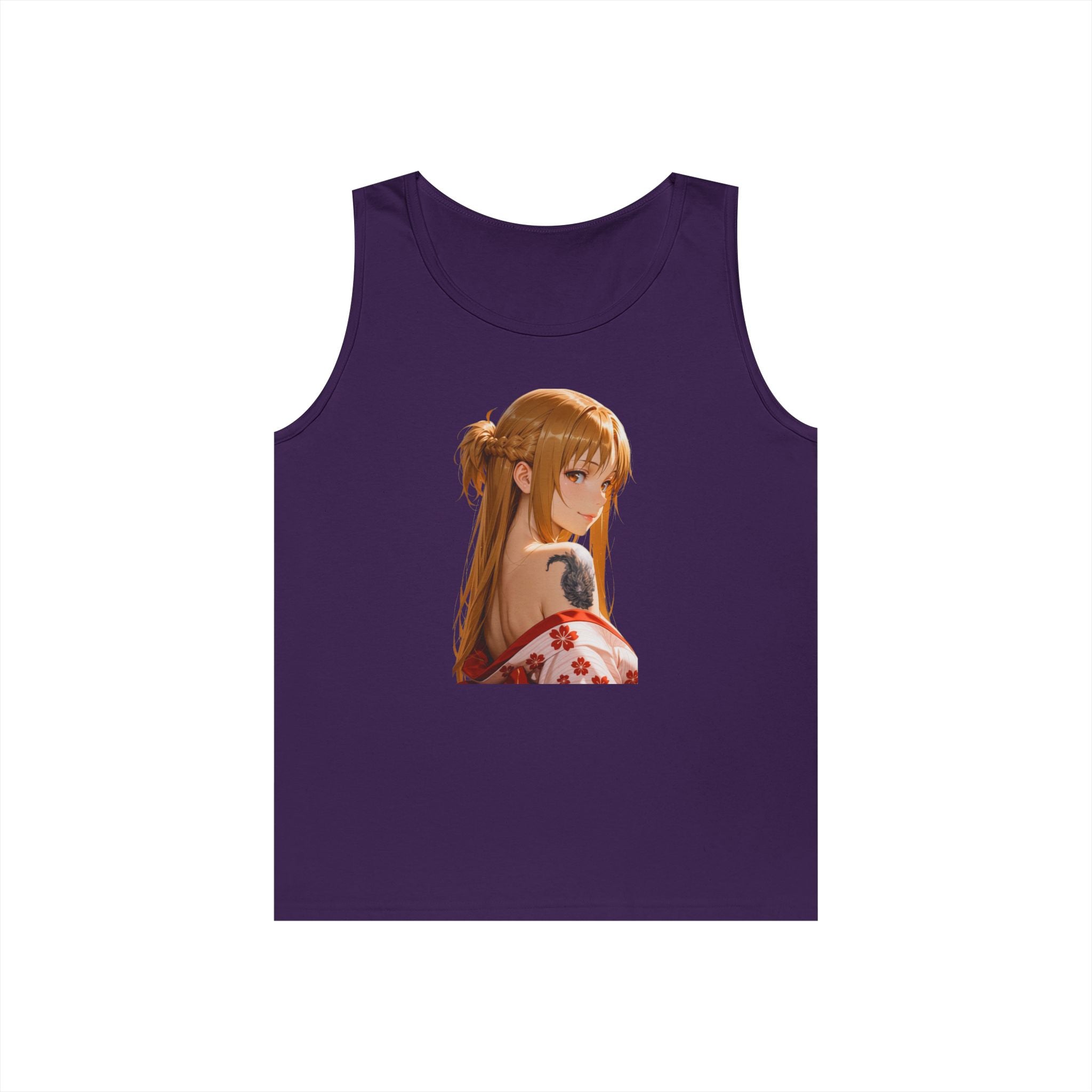Asuna Kimono Tattoo Heavy Cotton Tank Top