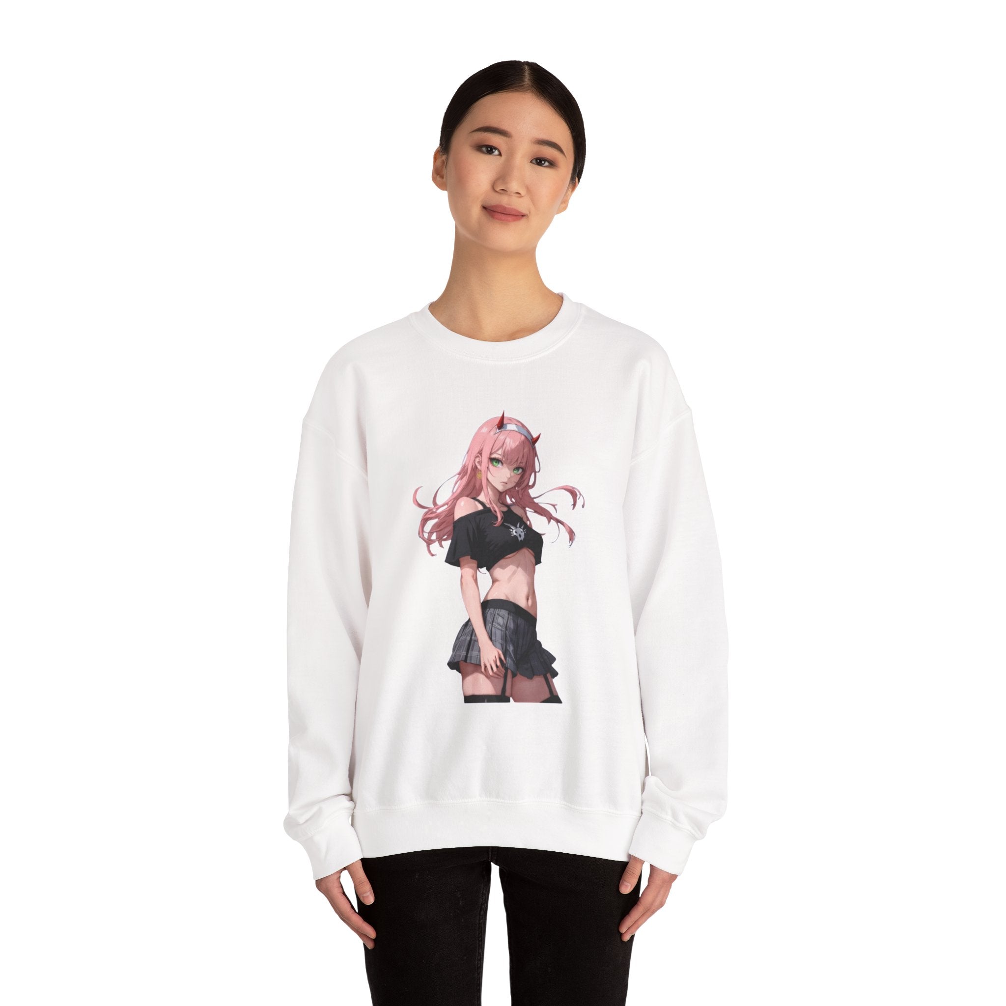 Zero Two Streetwear Style Unisex Heavy Blend™ Crewneck Sweatshirt