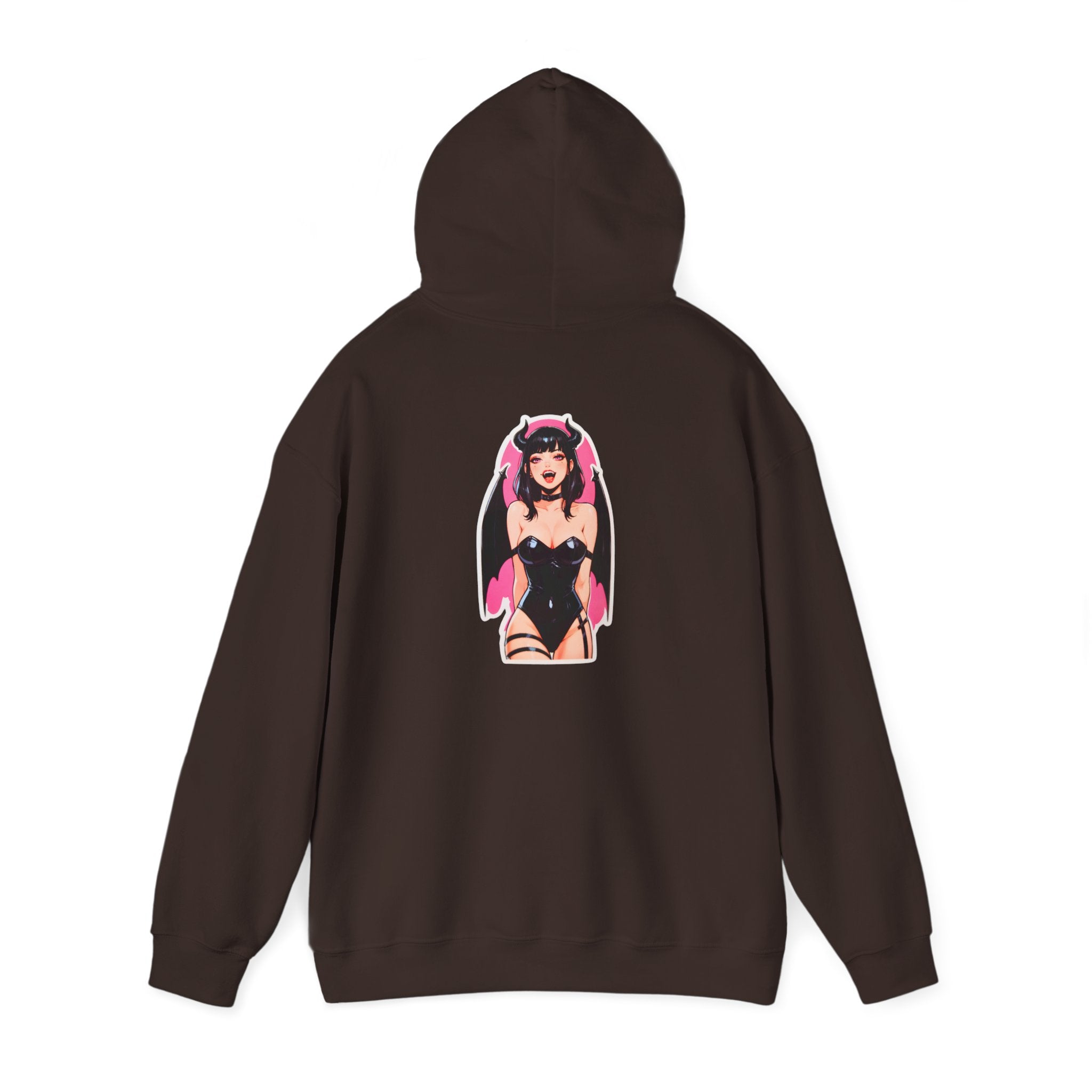Succubus Ahegao Dark Gothic Unisex Heavy Blend™ Hooded Sweatshirt