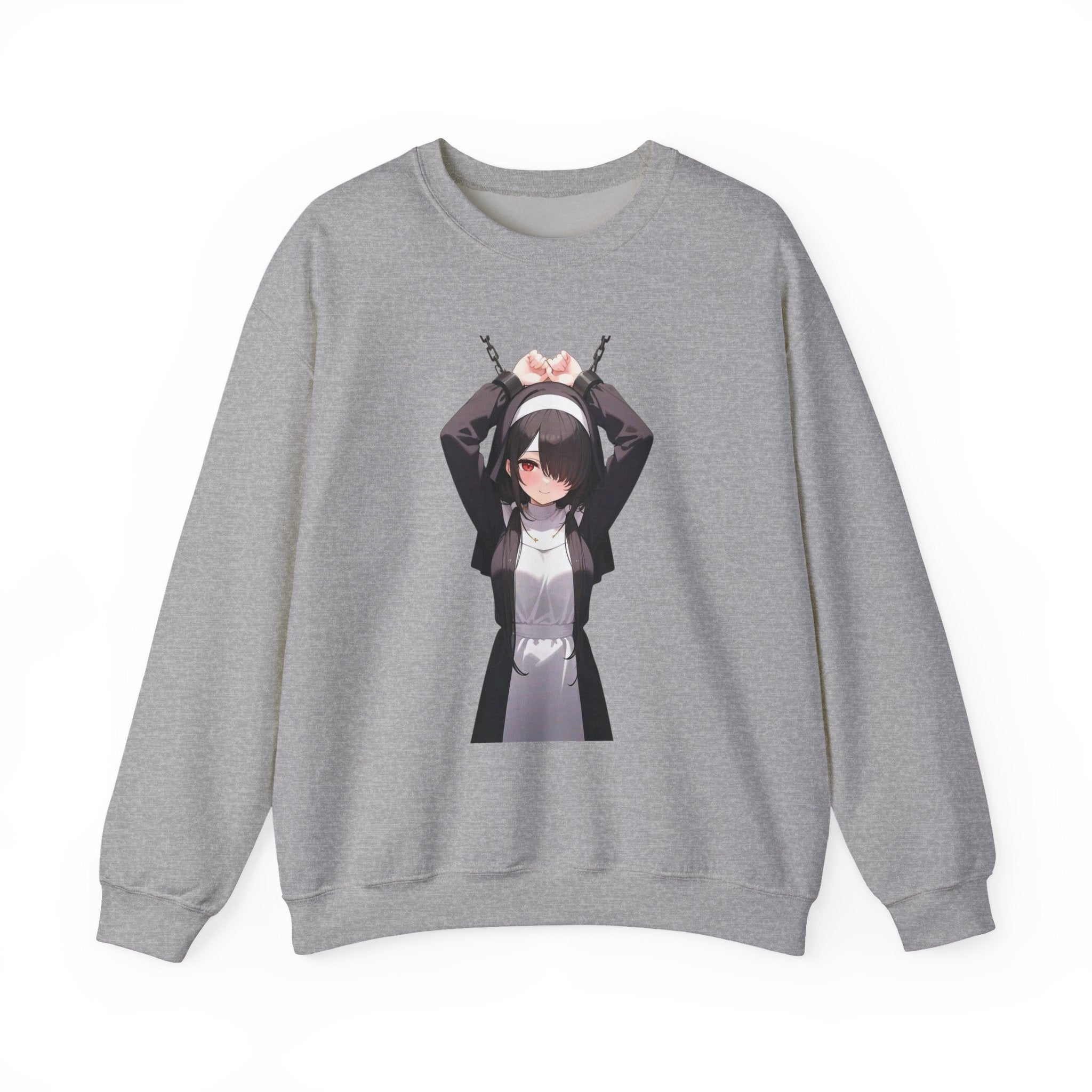Tokisaki Kurum Nun Gothic Unisex Heavy Blend™ Crewneck Sweatshirt