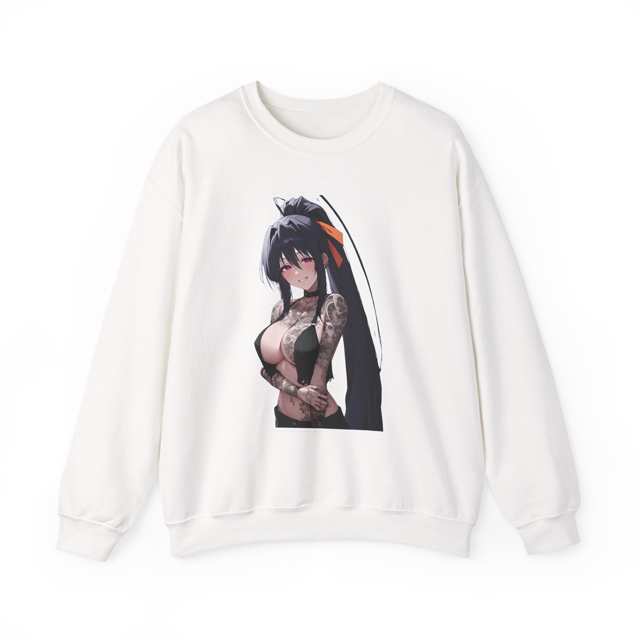 Akeno Himejima Gothic Tattooed Unisex Heavy Blend™ Crewneck Sweatshirt