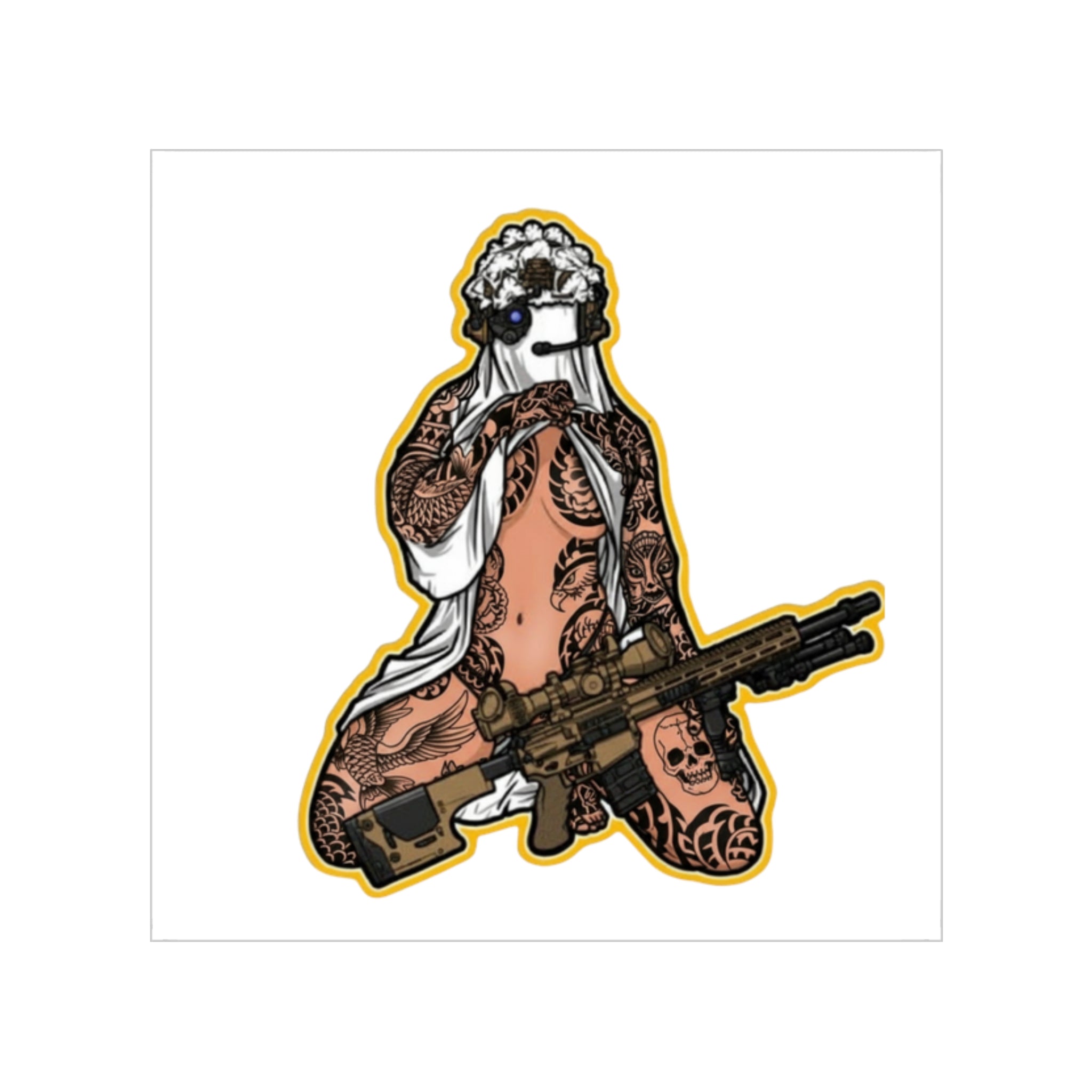 Tatooed Tactical Girl