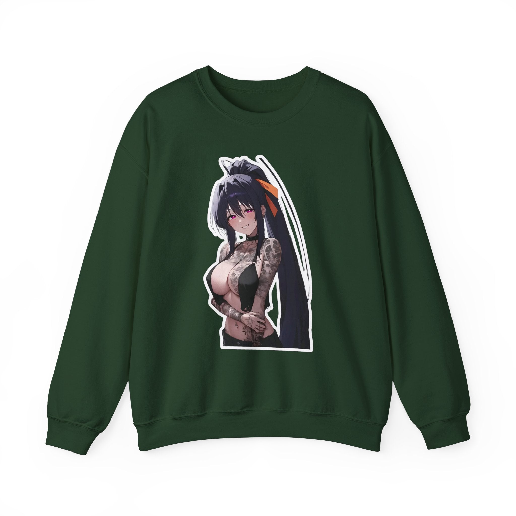 Akeno Himejima Gothic Tattooed Unisex Heavy Blend™ Crewneck Sweatshirt