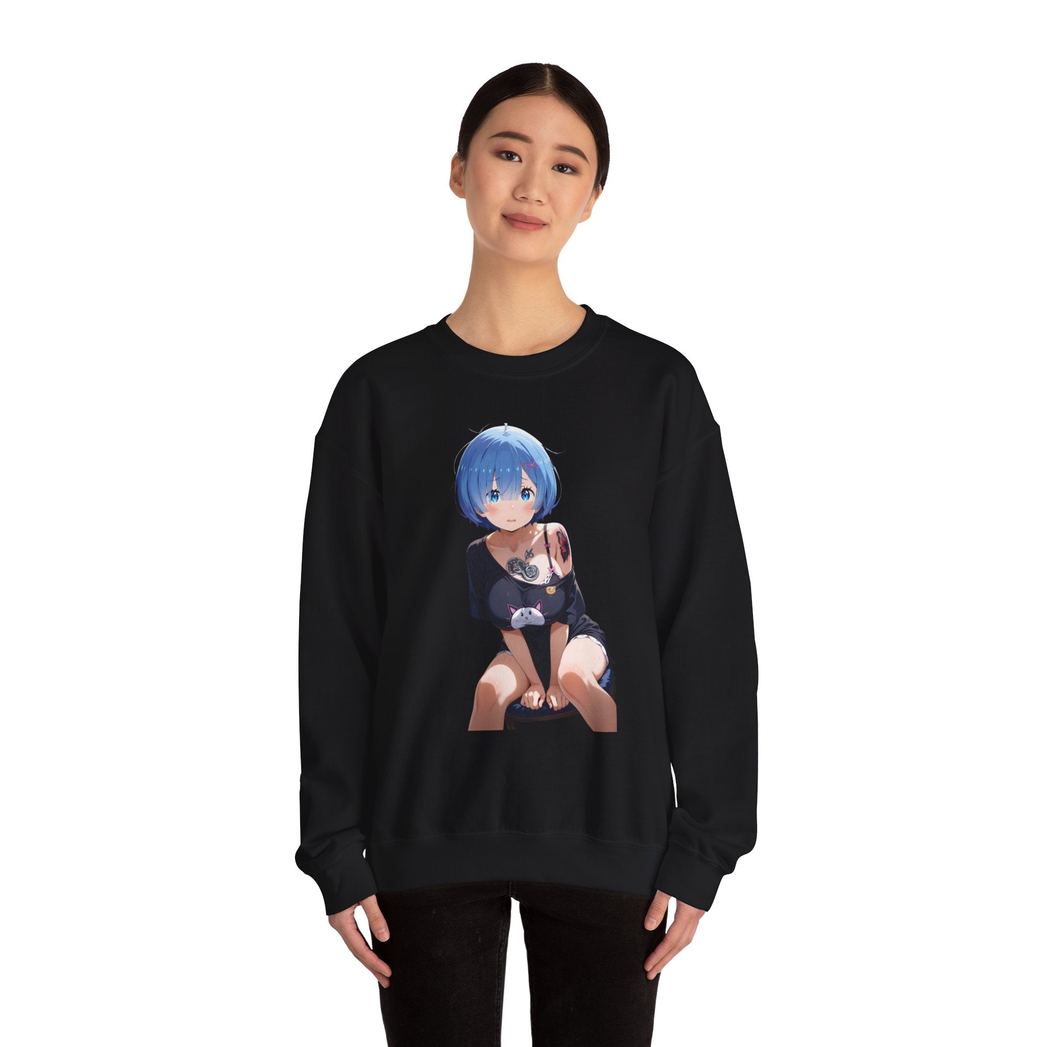 Sexy Rem Tattooed Unisex Heavy Blend™ Crewneck Sweatshirt