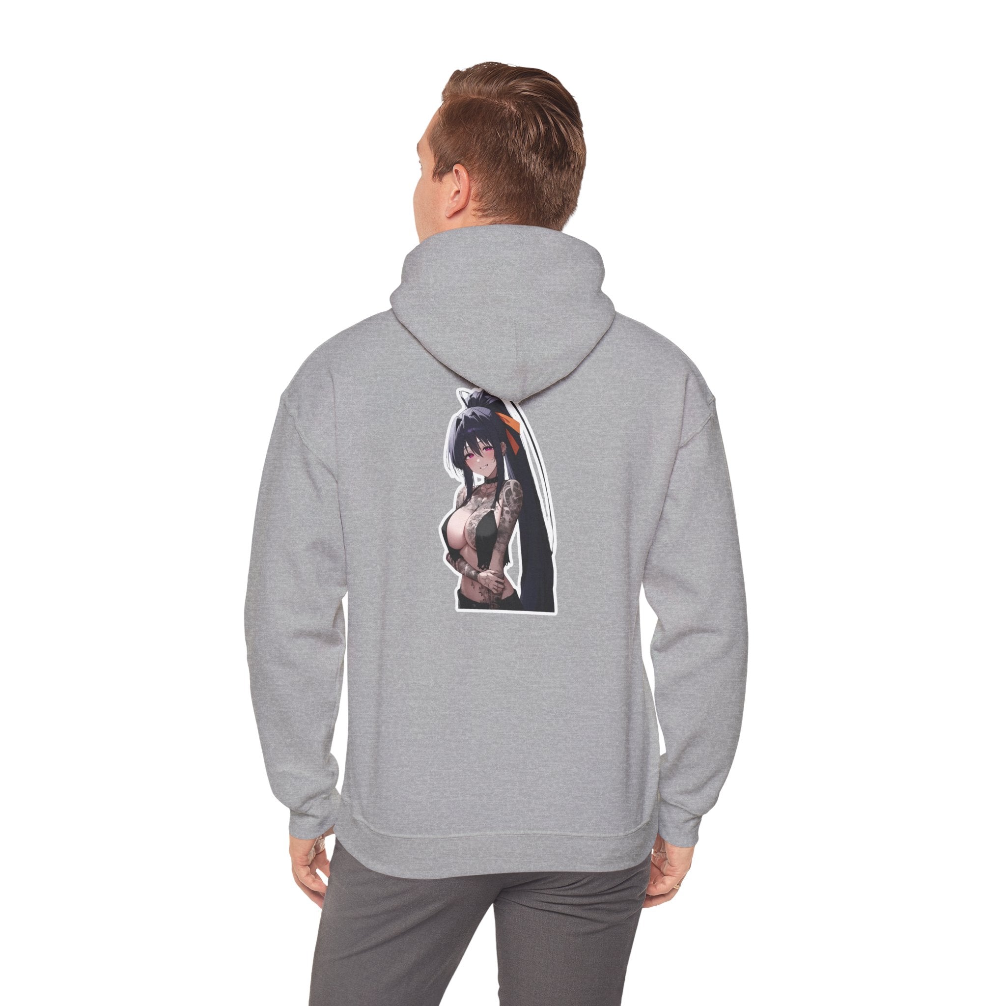Akeno Himejima Gothic Tattooed Unisex Heavy Blend™ Hooded Sweatshirt