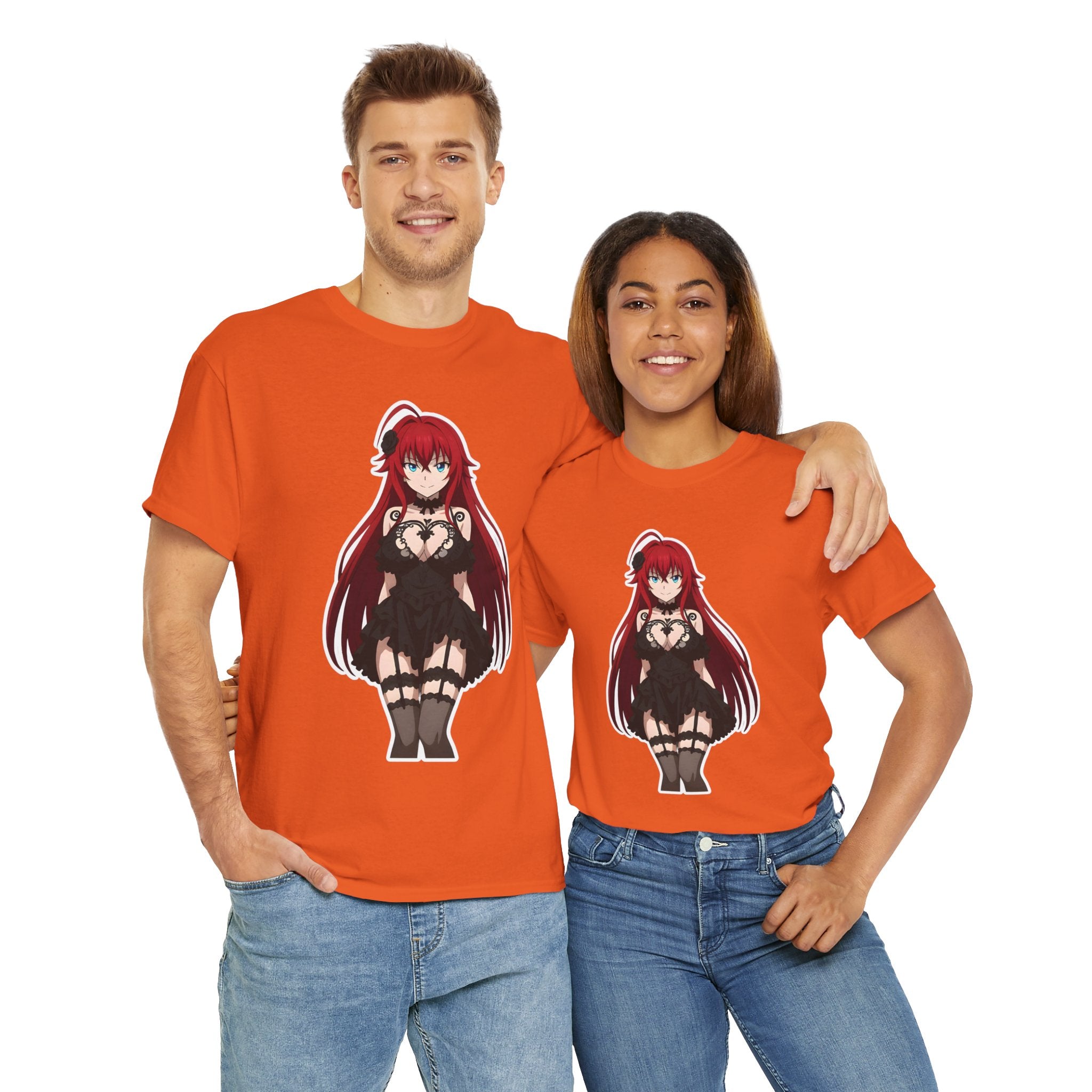 Rias Gremory Gothic Style Waifu Unisex Heavy Cotton Tee
