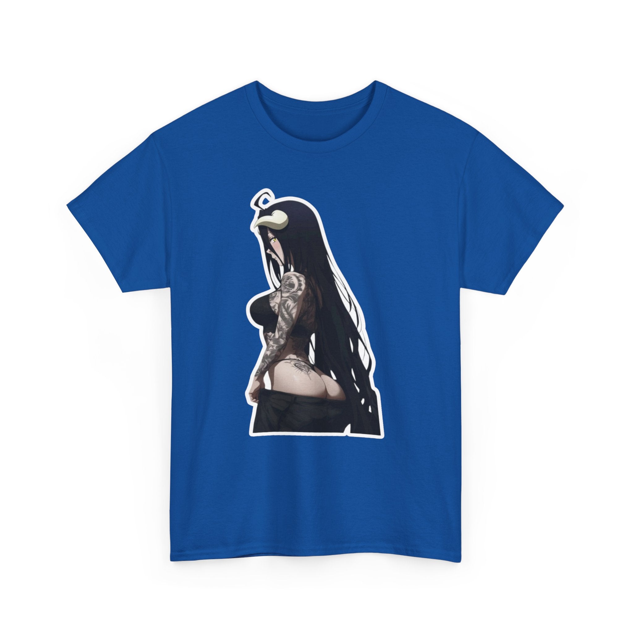 Albedo From Overlord Gothic Tattooed Unisex Heavy Cotton Tee