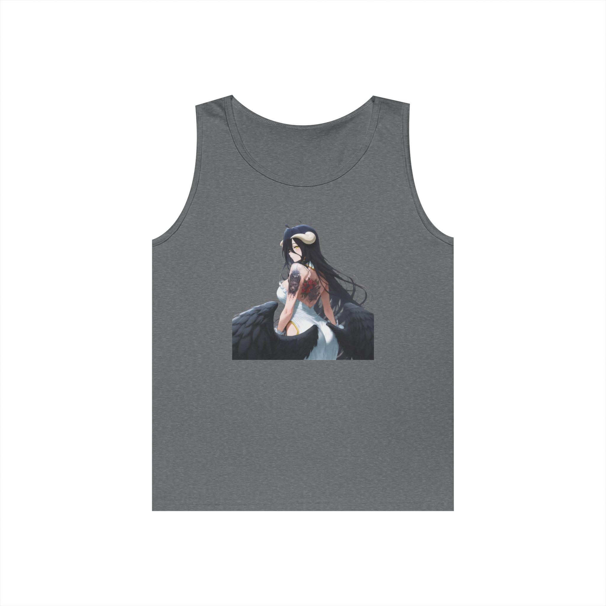Gothic Albedo Overlord Waifu Heavy Cotton Tank Top