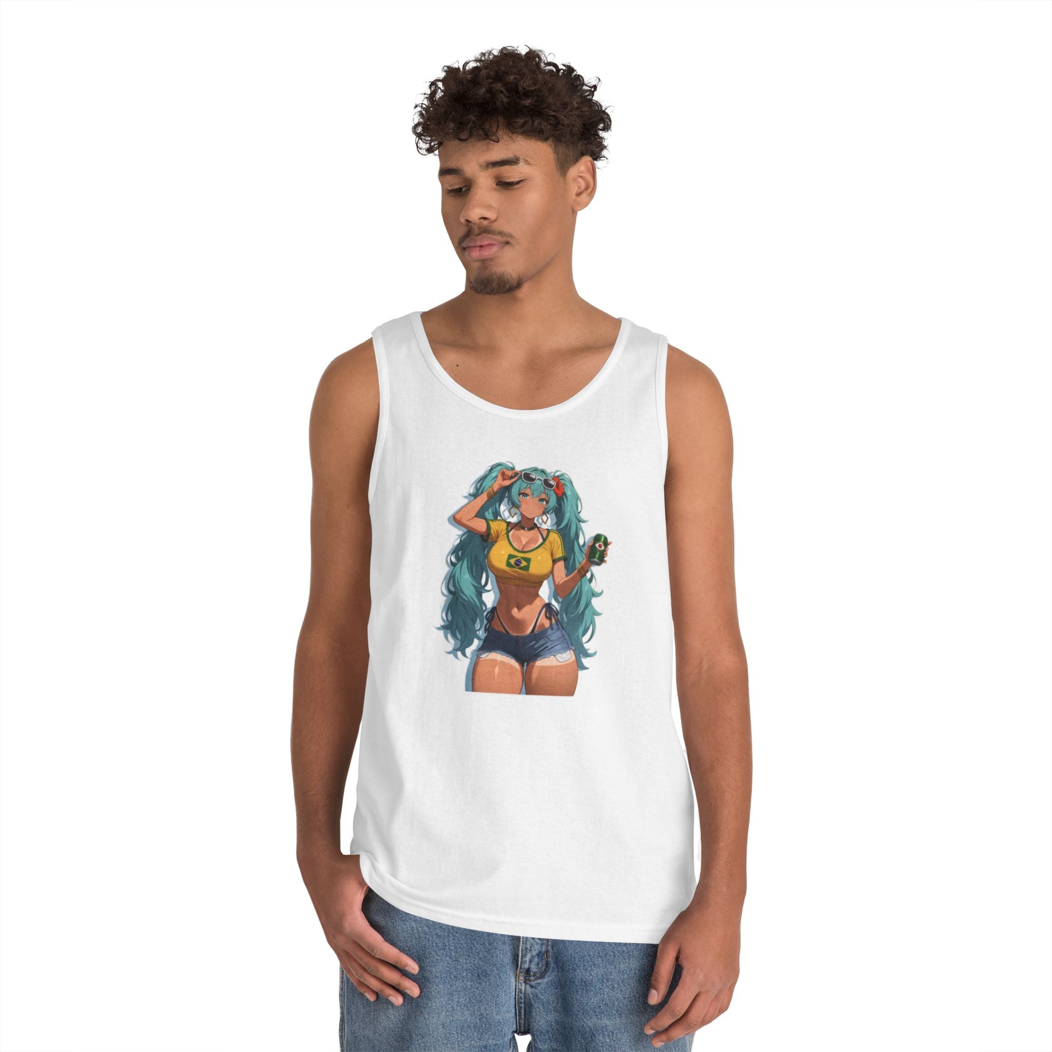 Hatsune Miku Brazil Girl Heavy Cotton Tank Top