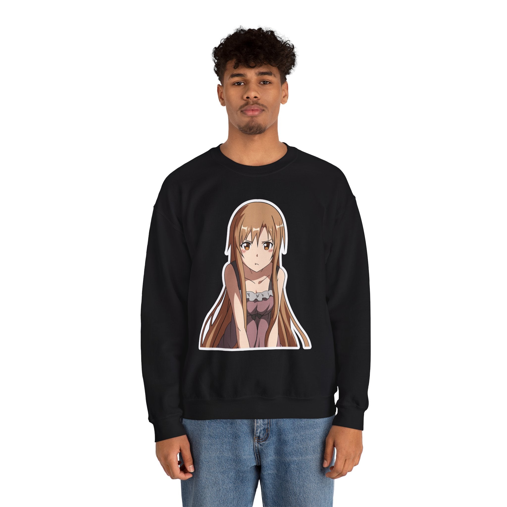 Asuna Yuuki Waifu Unisex Heavy Blend™ Crewneck Sweatshirt