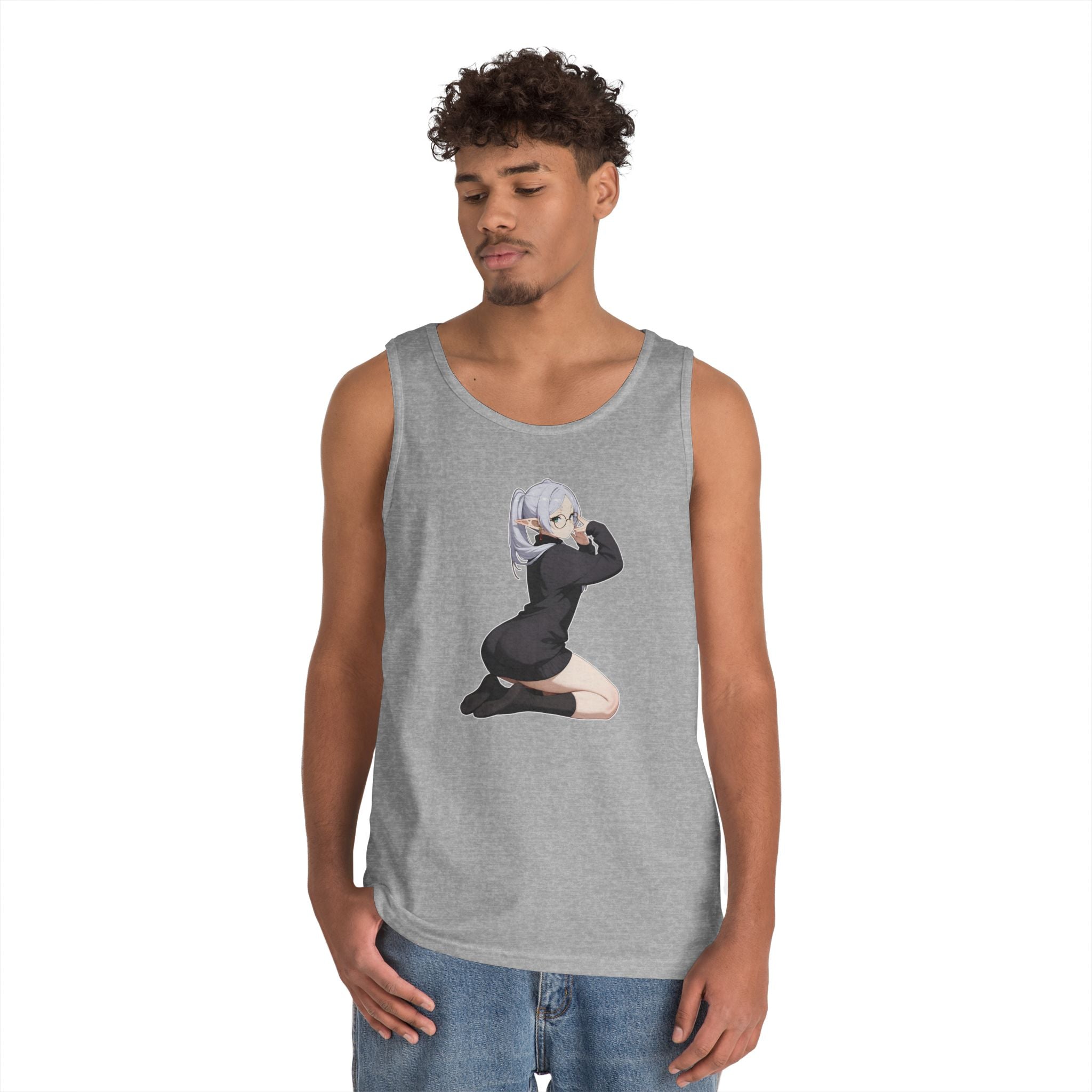 Cute Frieren Heavy Cotton Tank Top