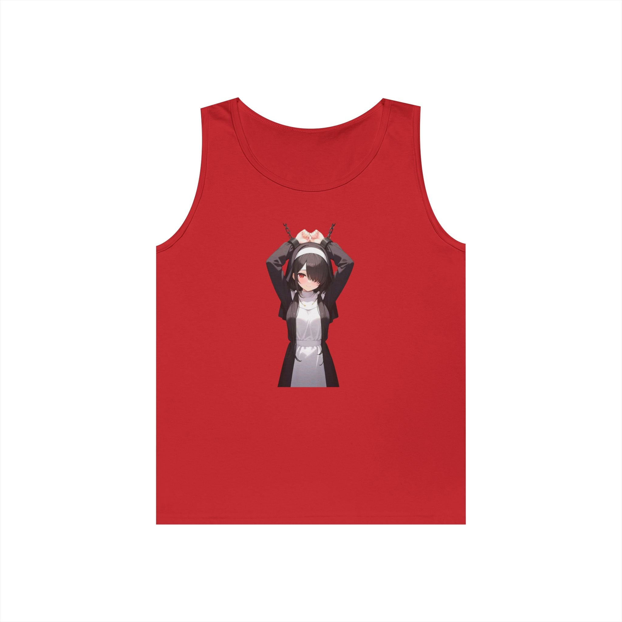 Tokisaki Kurum Nun Gothic Anime Heavy Cotton Tank Top