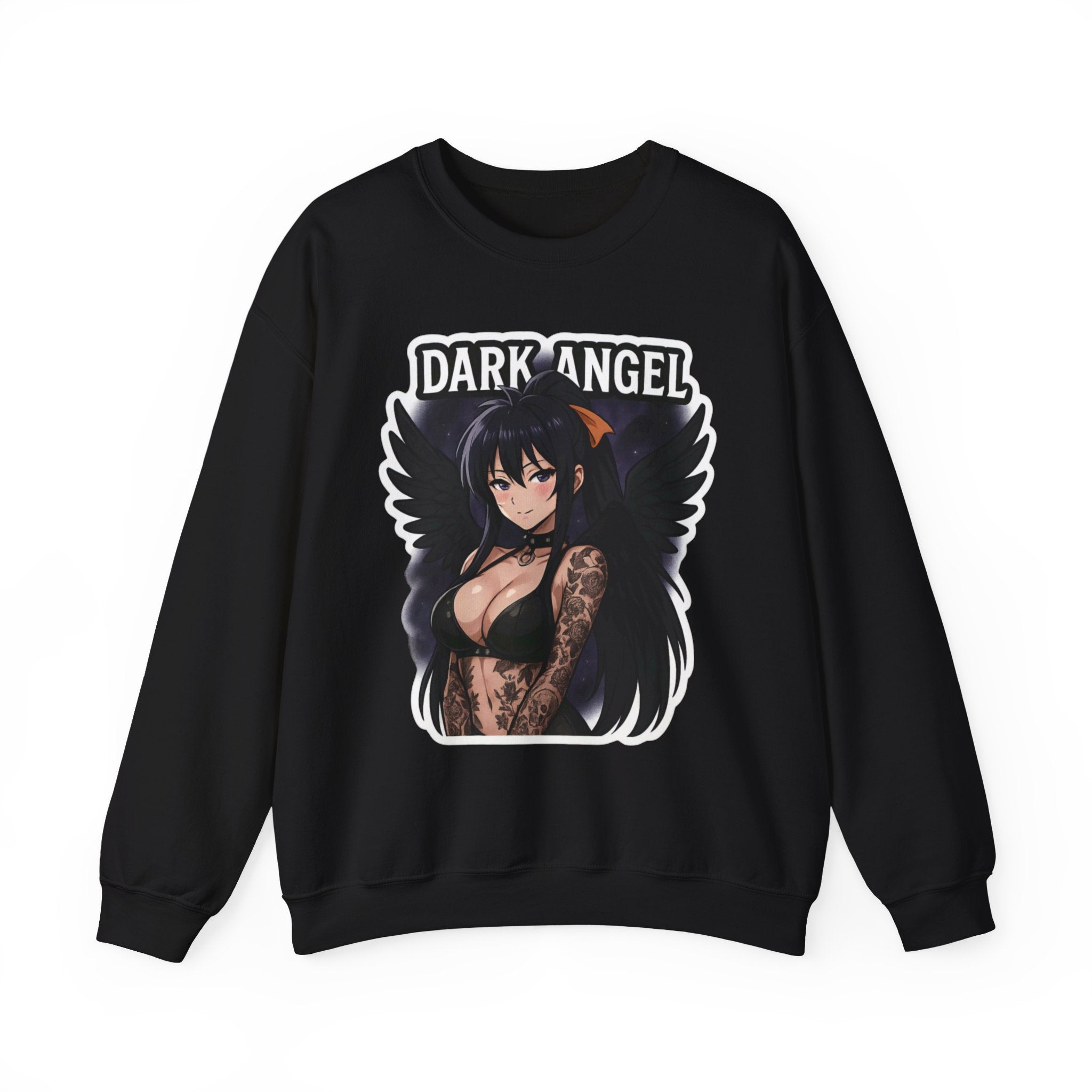 Akeno Himejima Dark Angel Unisex Heavy Blend™ Crewneck Sweatshirt