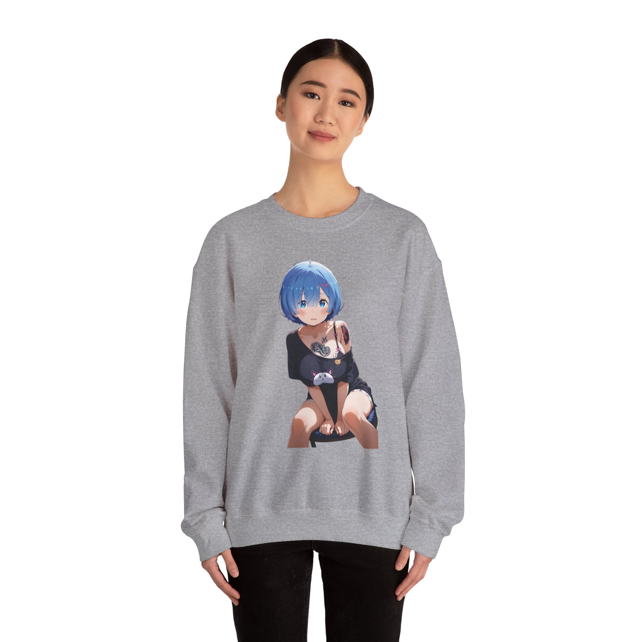 Sexy Rem Tattooed Unisex Heavy Blend™ Crewneck Sweatshirt