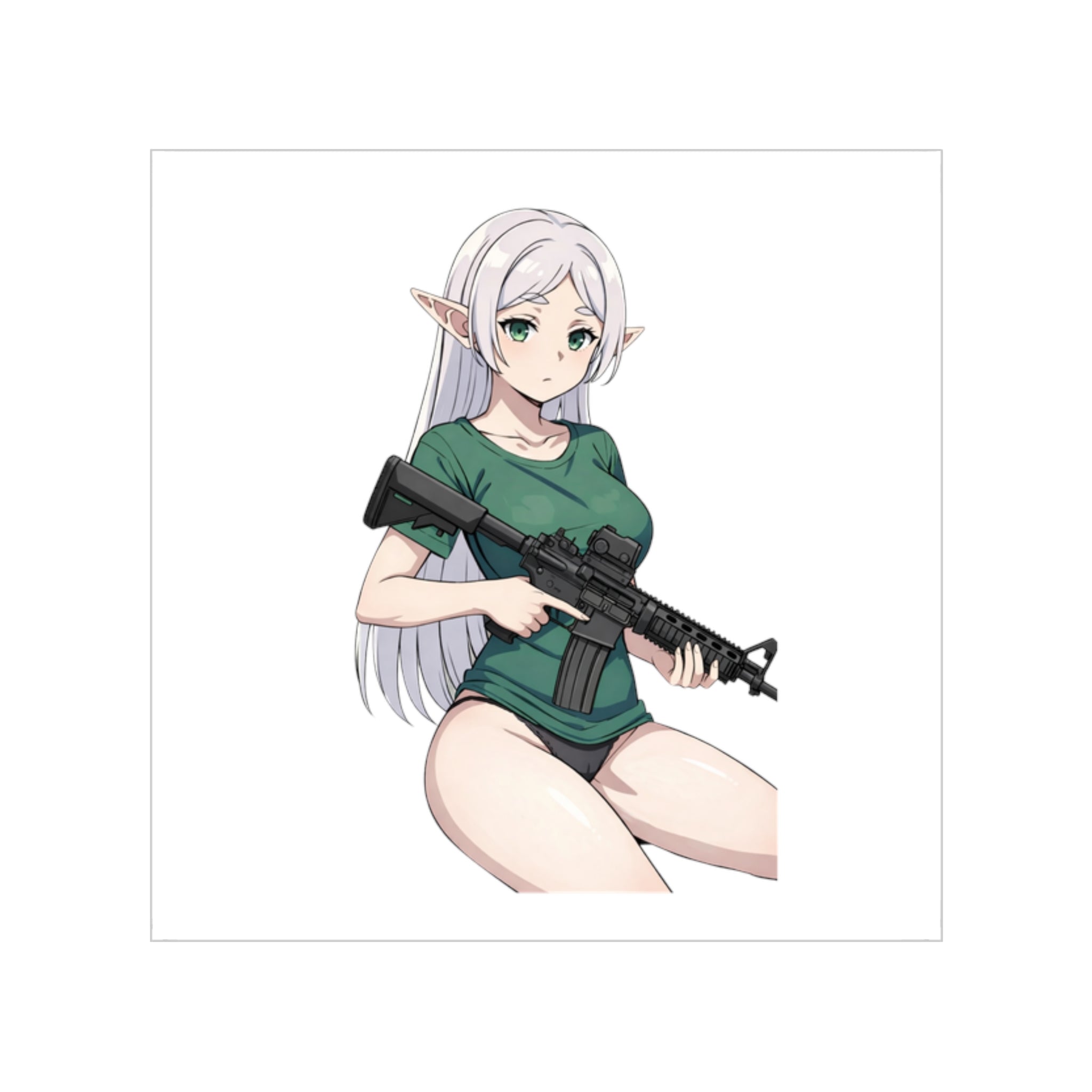 Frieren Tactical Waifu Sticker