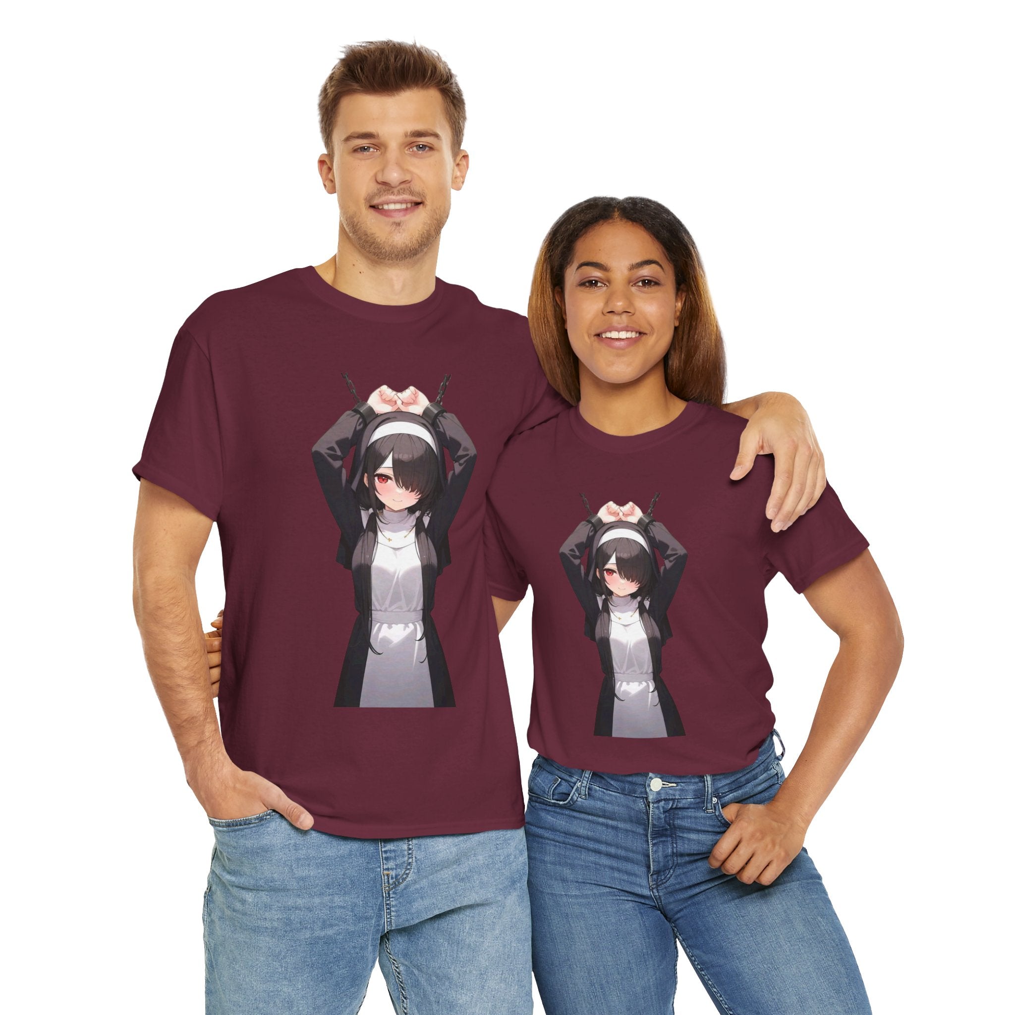Tokisaki Kurum Nun Gothic Anime Heavy Cotton Tee
