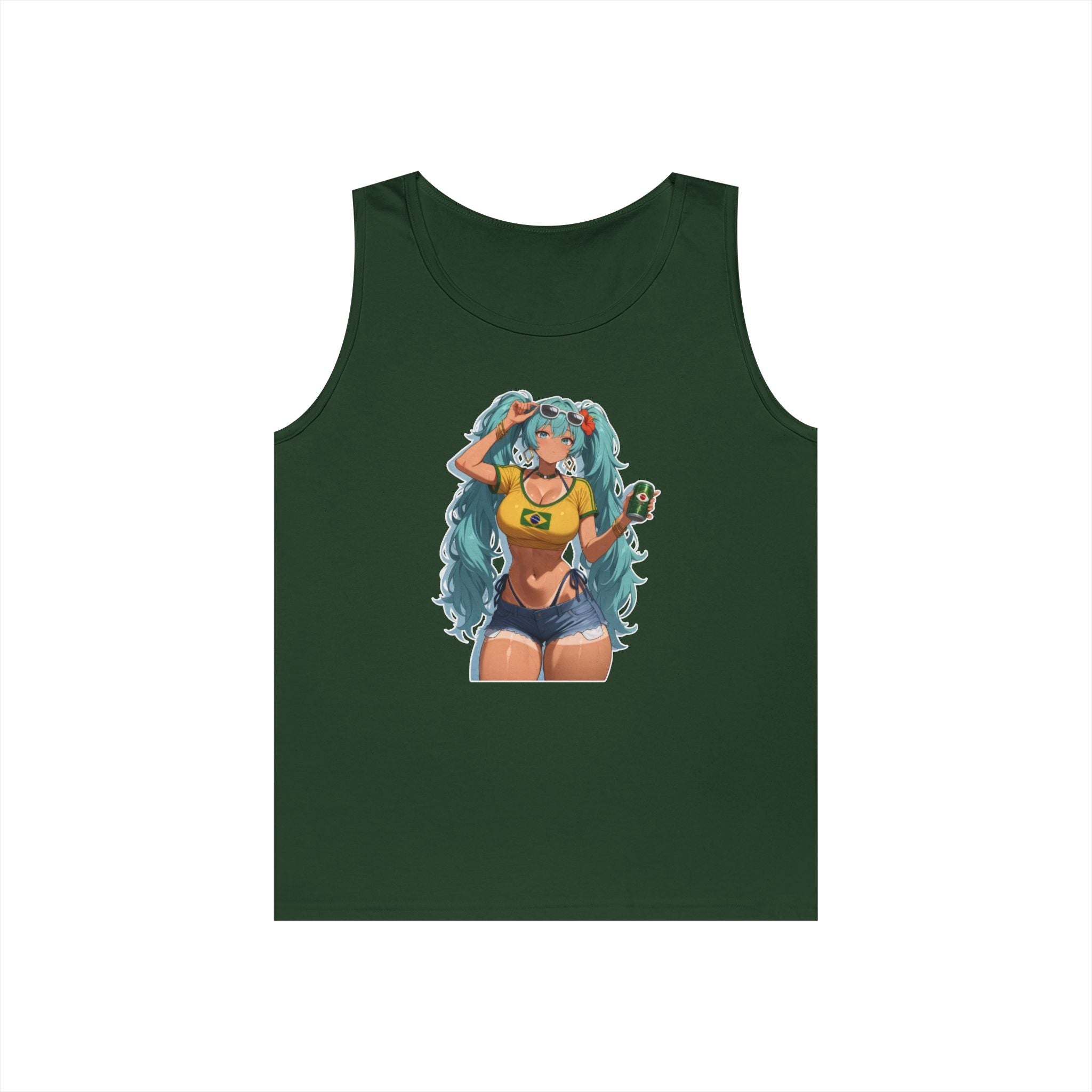 Hatsune Miku Brazil Girl Heavy Cotton Tank Top