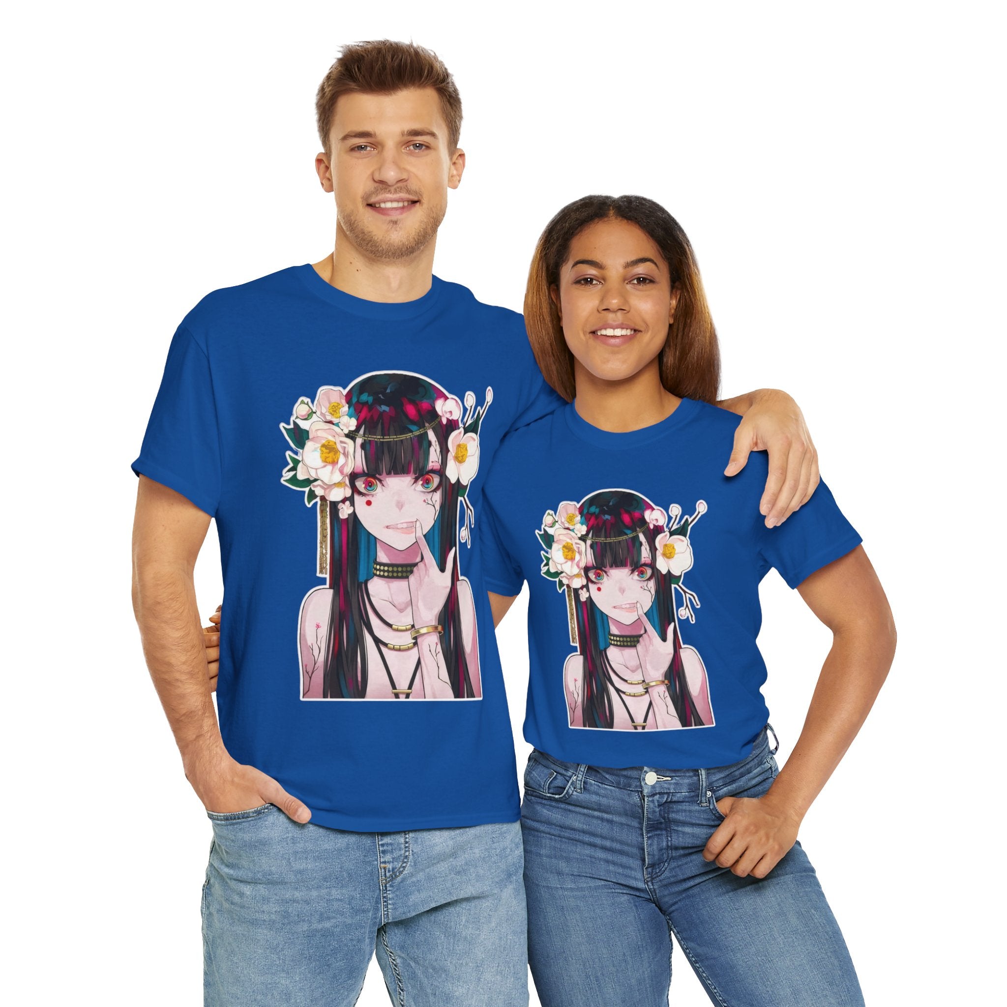 Vampire Girl Dark Fantasy Unisex Heavy Cotton Tee