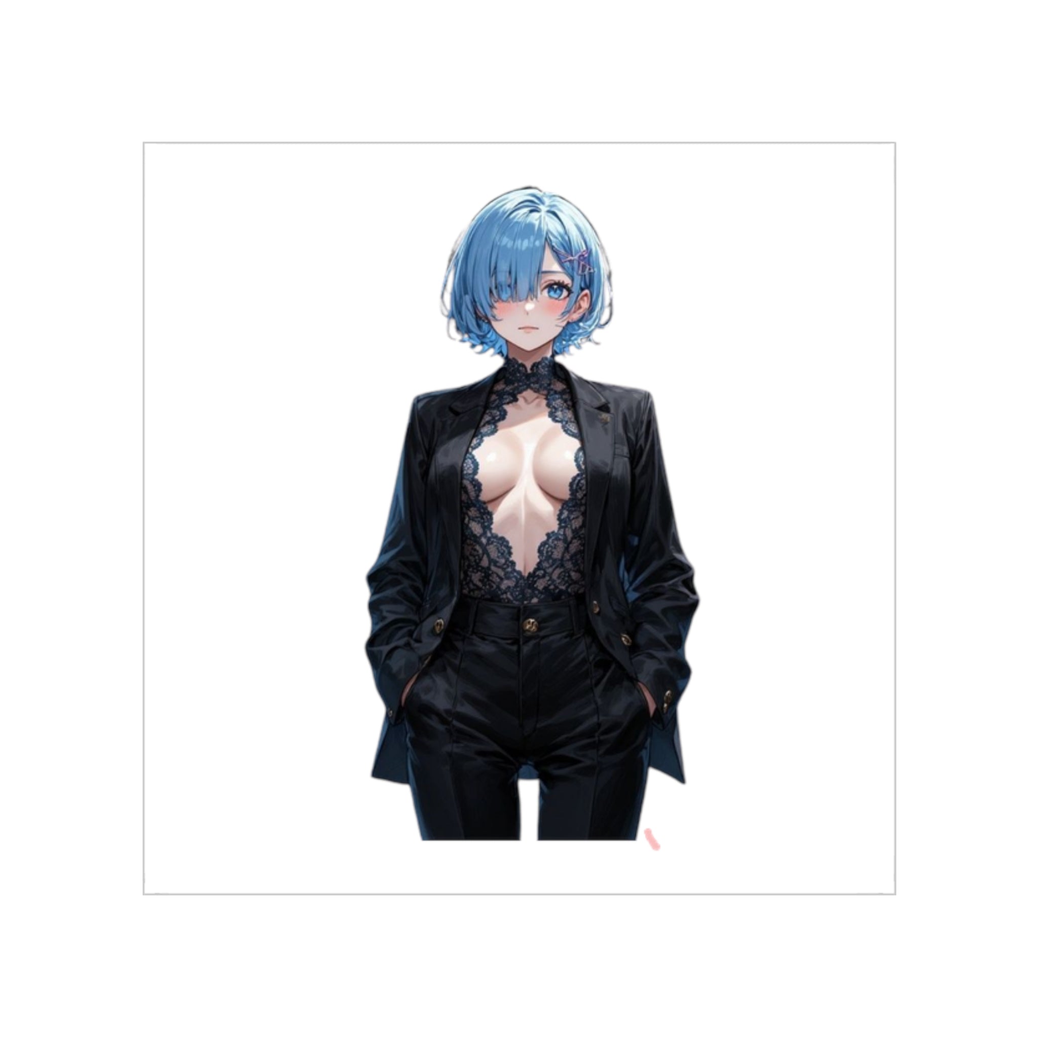 Rem Waifu Sticker