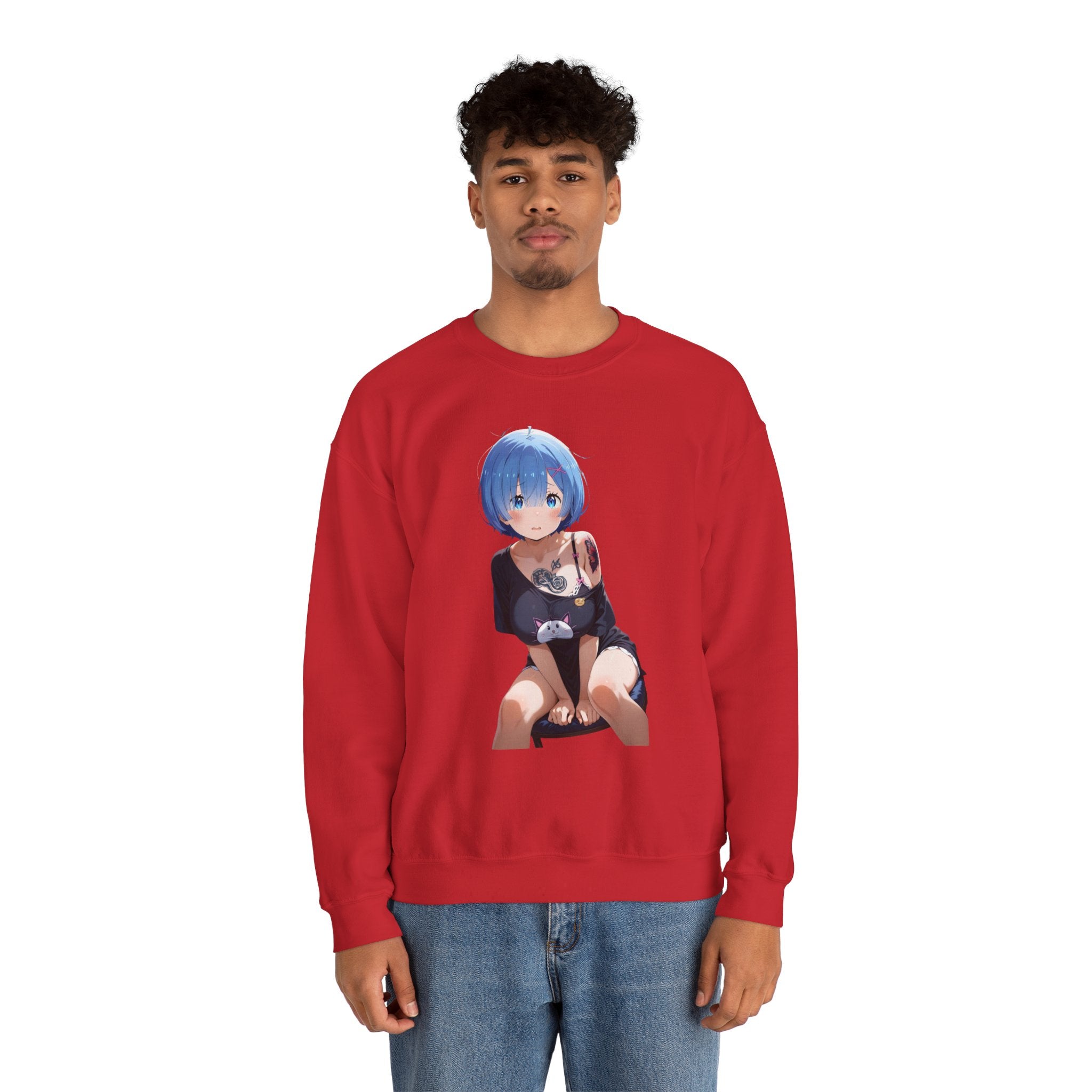 Sexy Rem Tattooed Unisex Heavy Blend™ Crewneck Sweatshirt