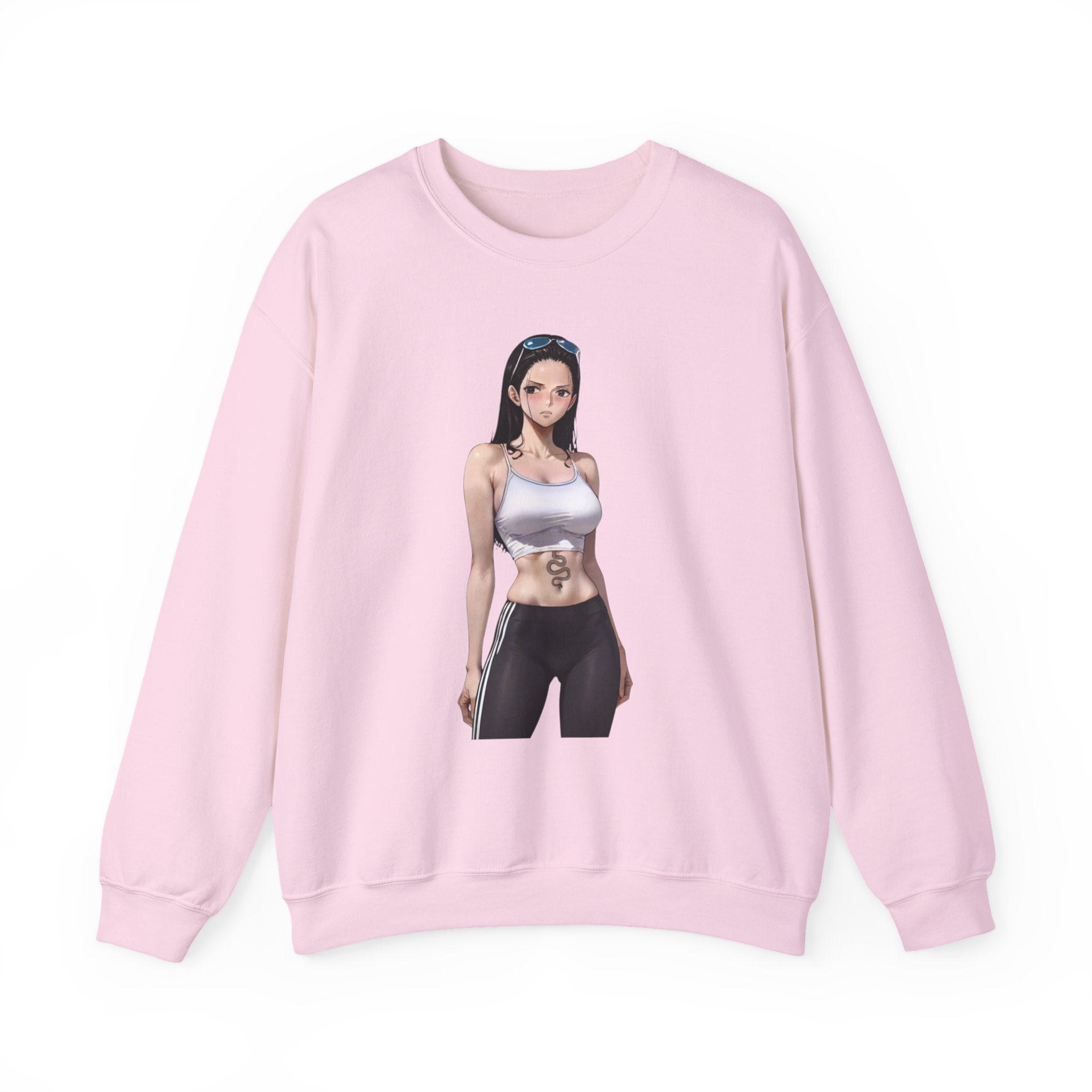 Copy of Nico Robin Catgirl Casual Anime Unisex Heavy Blend™ Crewneck Sweatshirt