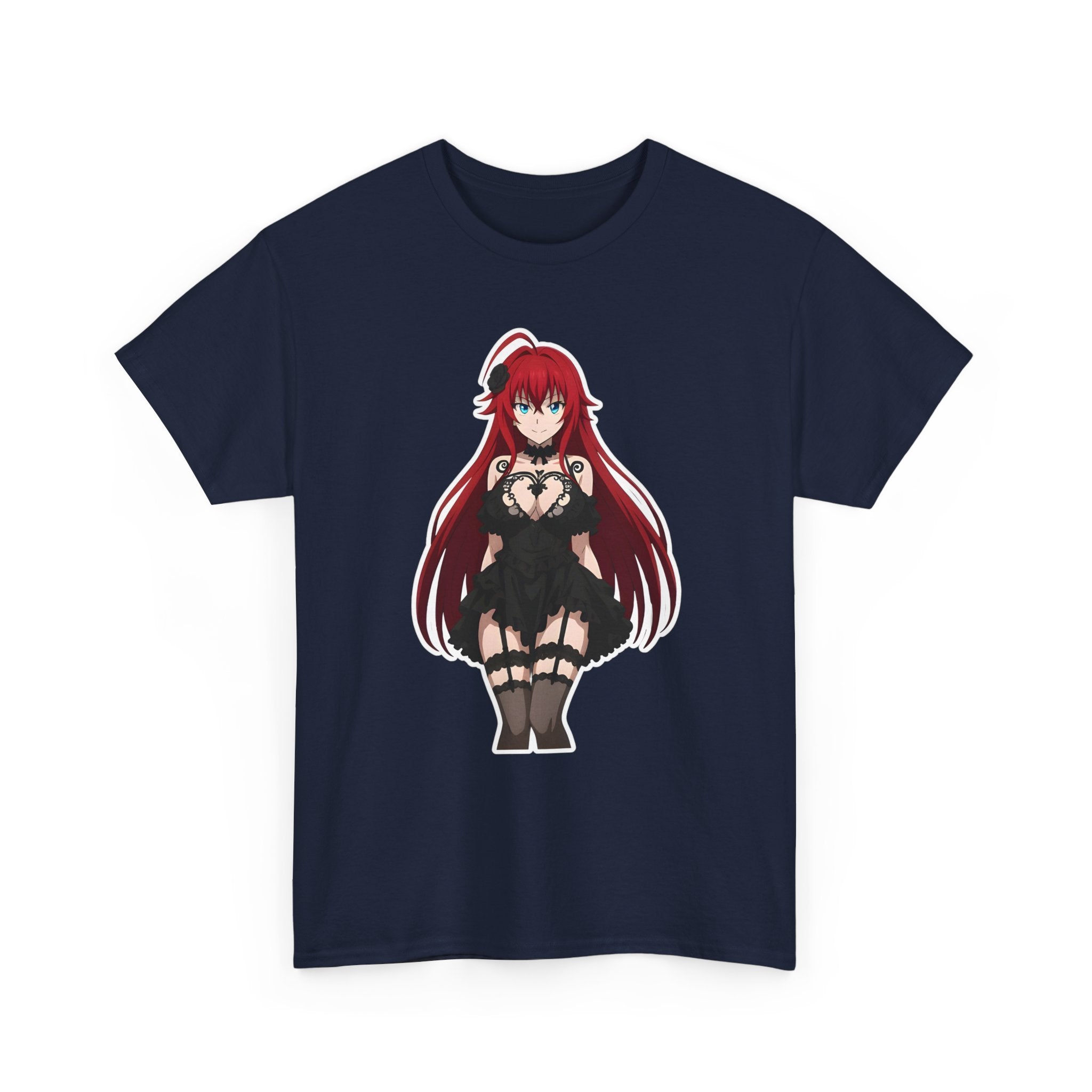 Rias Gremory Gothic Style Waifu Unisex Heavy Cotton Tee