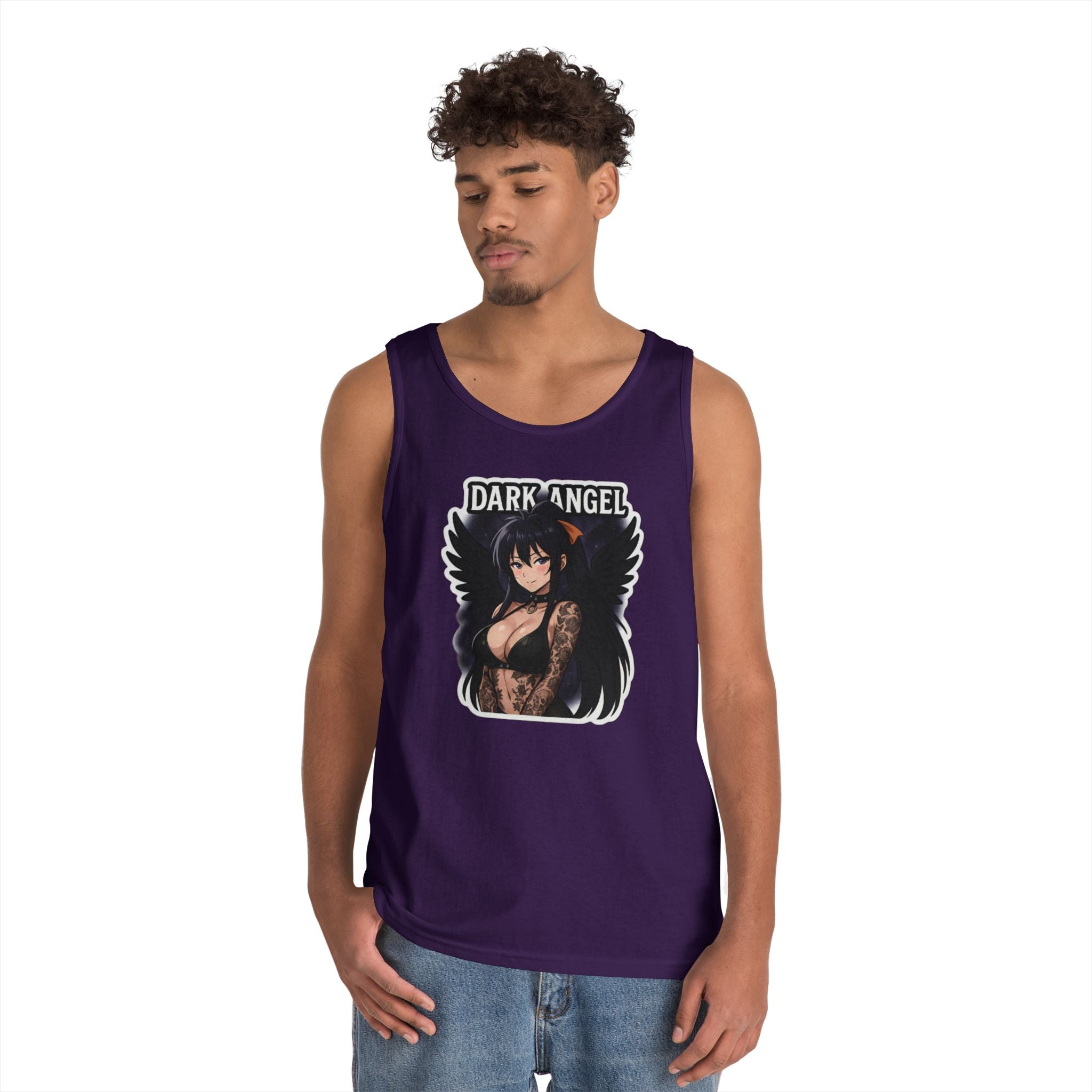 Akeno Himejima Dark Angel Heavy Cotton Tank Top