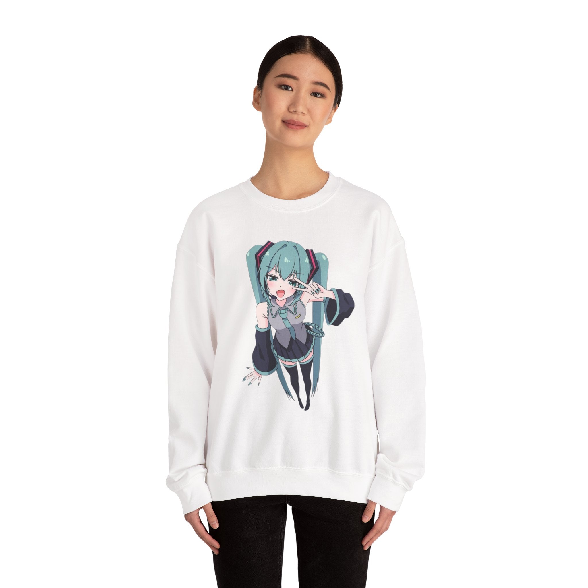 Hatsune Miku Unisex Heavy Blend™ Crewneck Sweatshirt