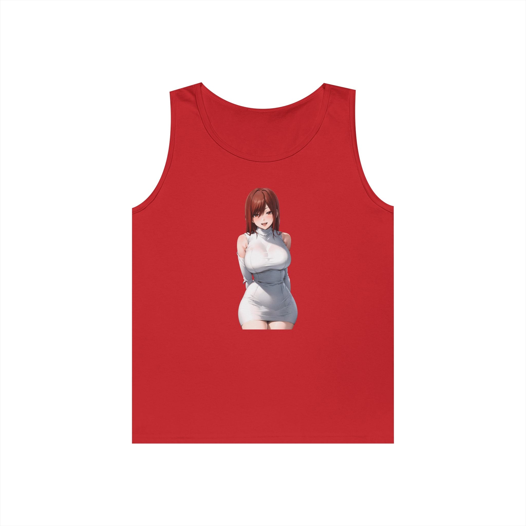 Ezra Scarlet Charming White Dress Anime Heavy Cotton Tank Top