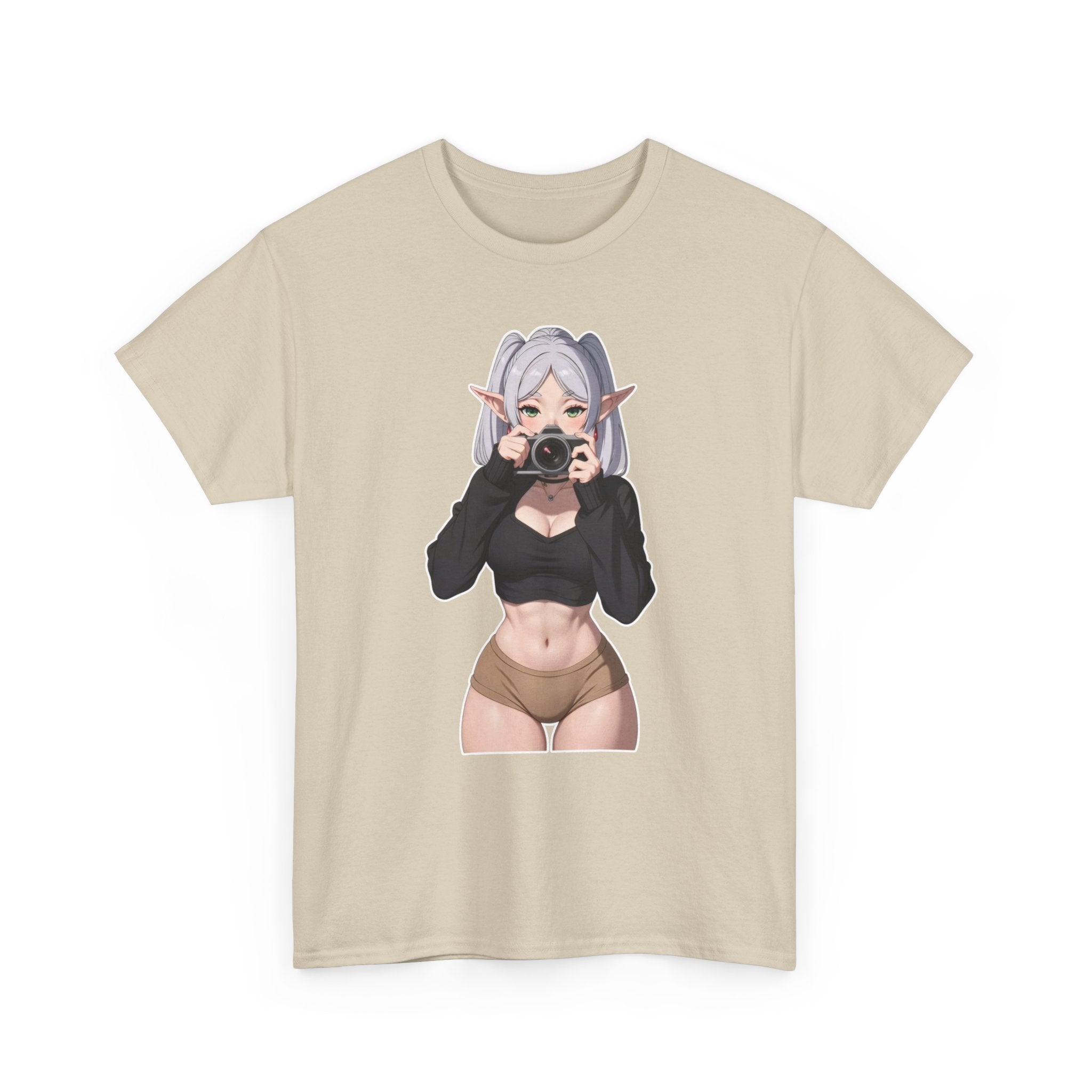 Frieren Cute Unisex Heavy Cotton Tee