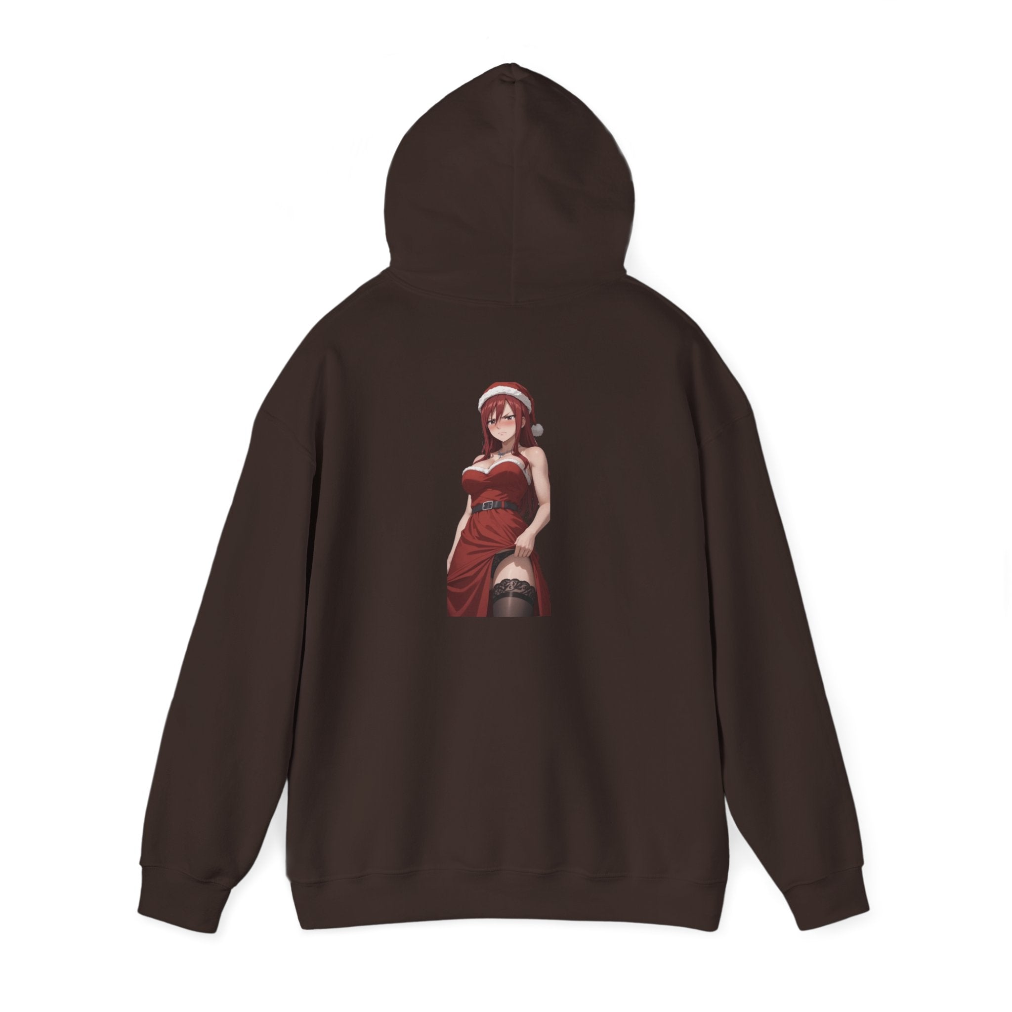 Ezra Scarlet Christmas Themed Angry Anime Unisex Heavy Blend™ Hooded Sweatshirt