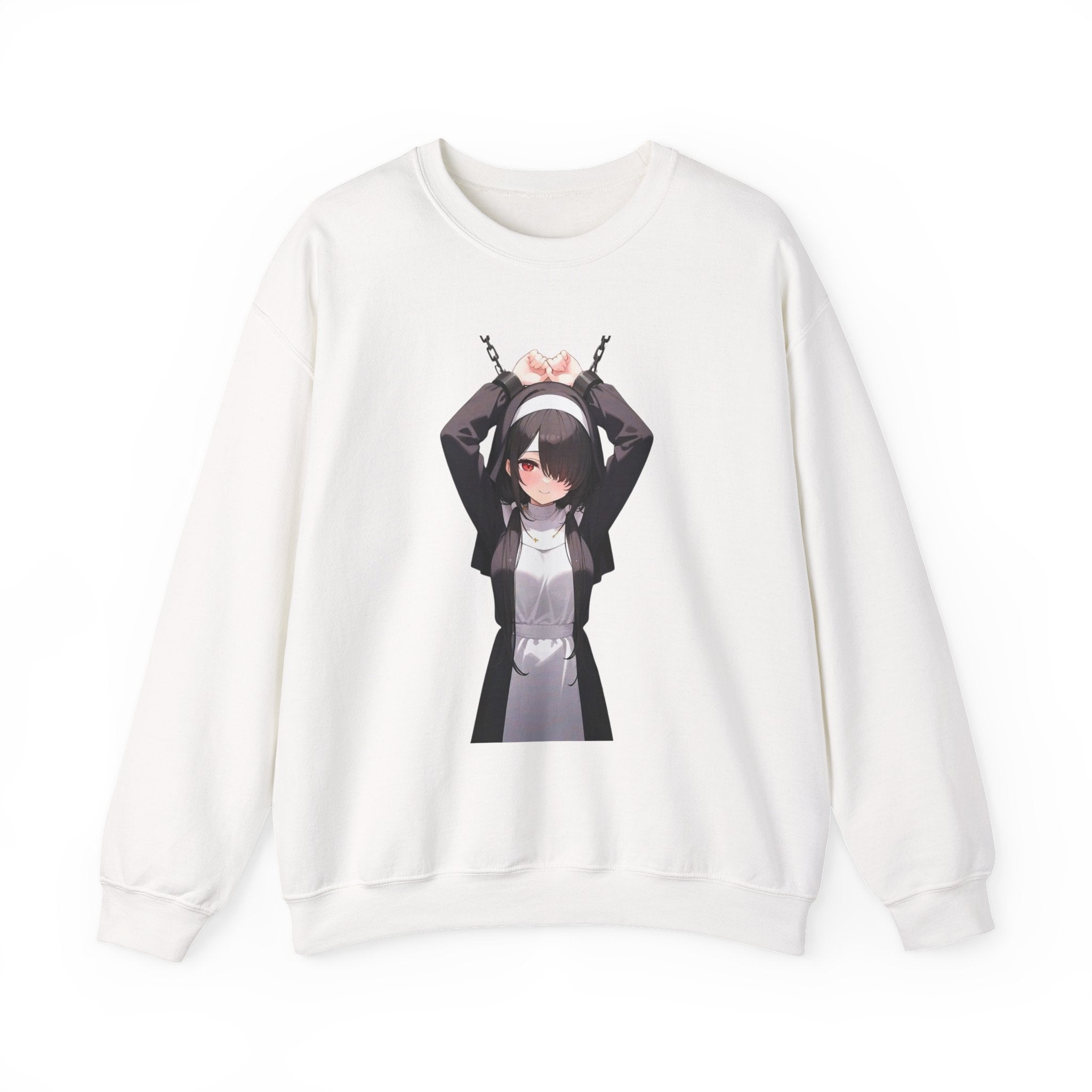 Tokisaki Kurum Nun Gothic Unisex Heavy Blend™ Crewneck Sweatshirt