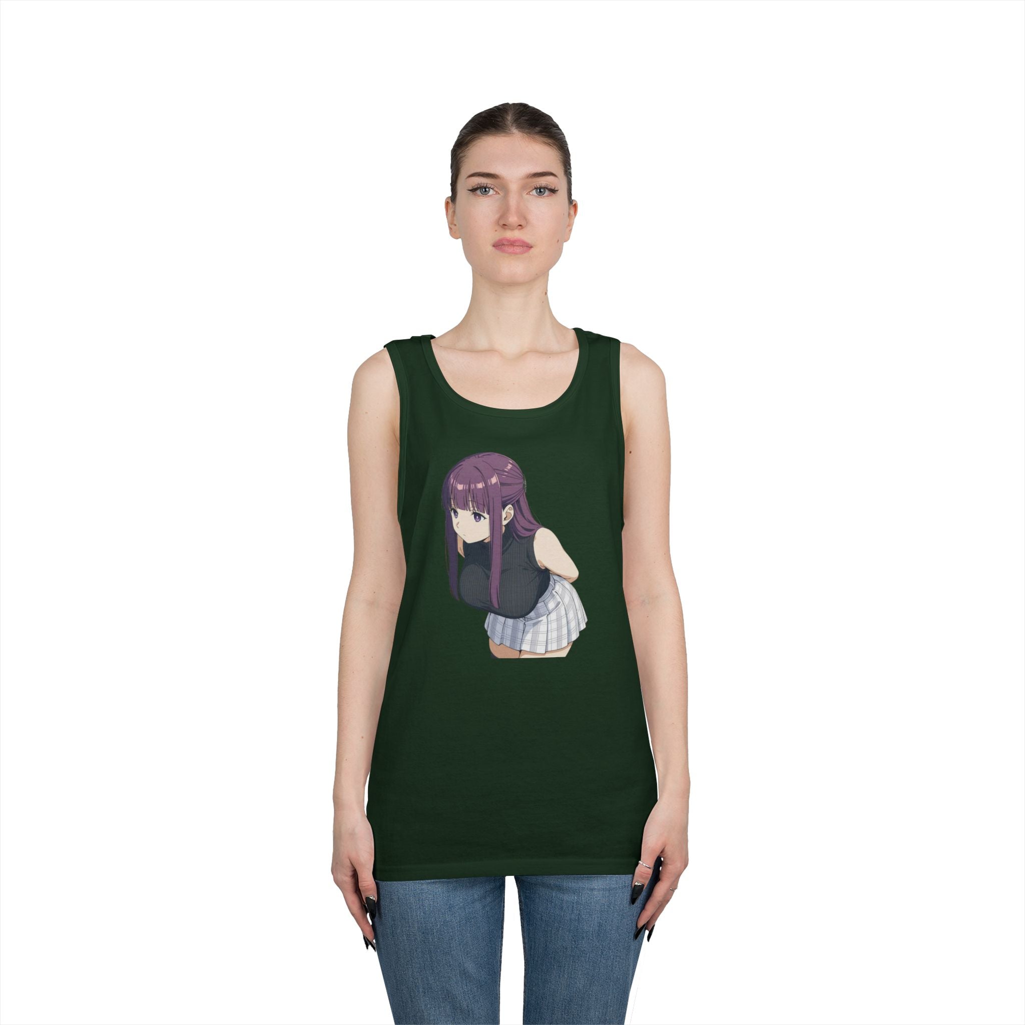 Fern Anime Heavy Cotton Tank Top
