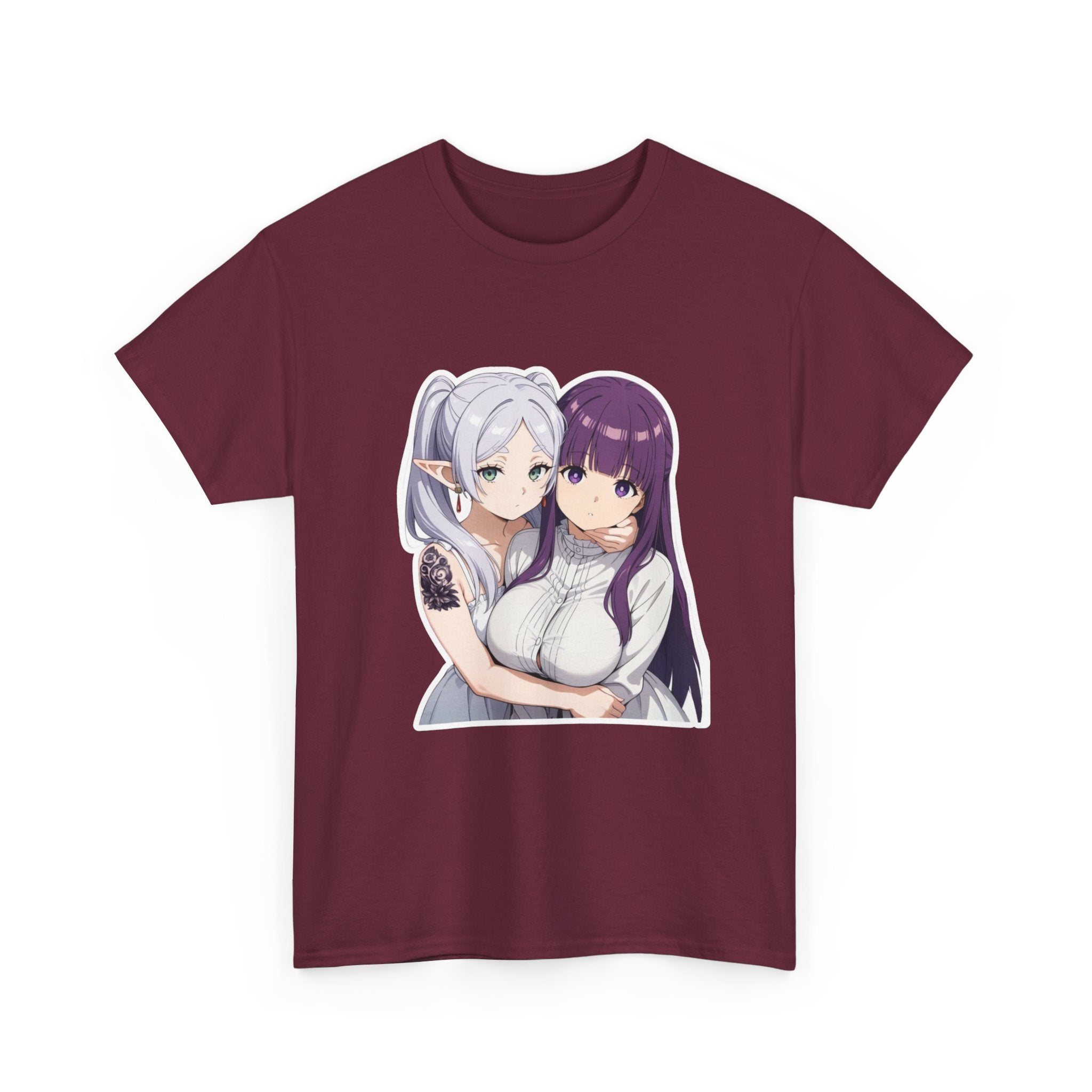 Fern x Frieren Waifu Heavy Cotton Tee