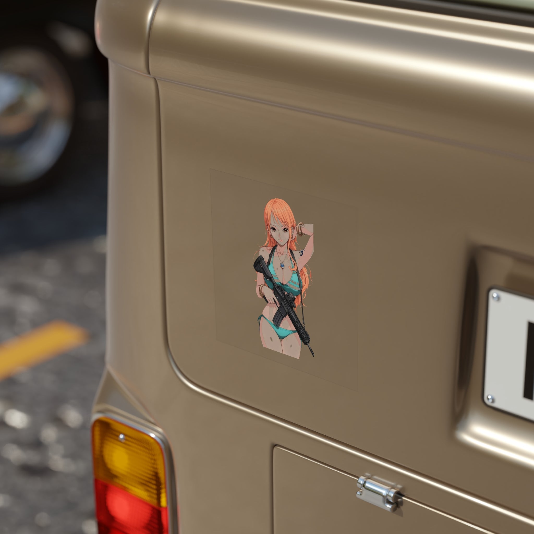 Nami Bikini Tactical Waifu Sticker
