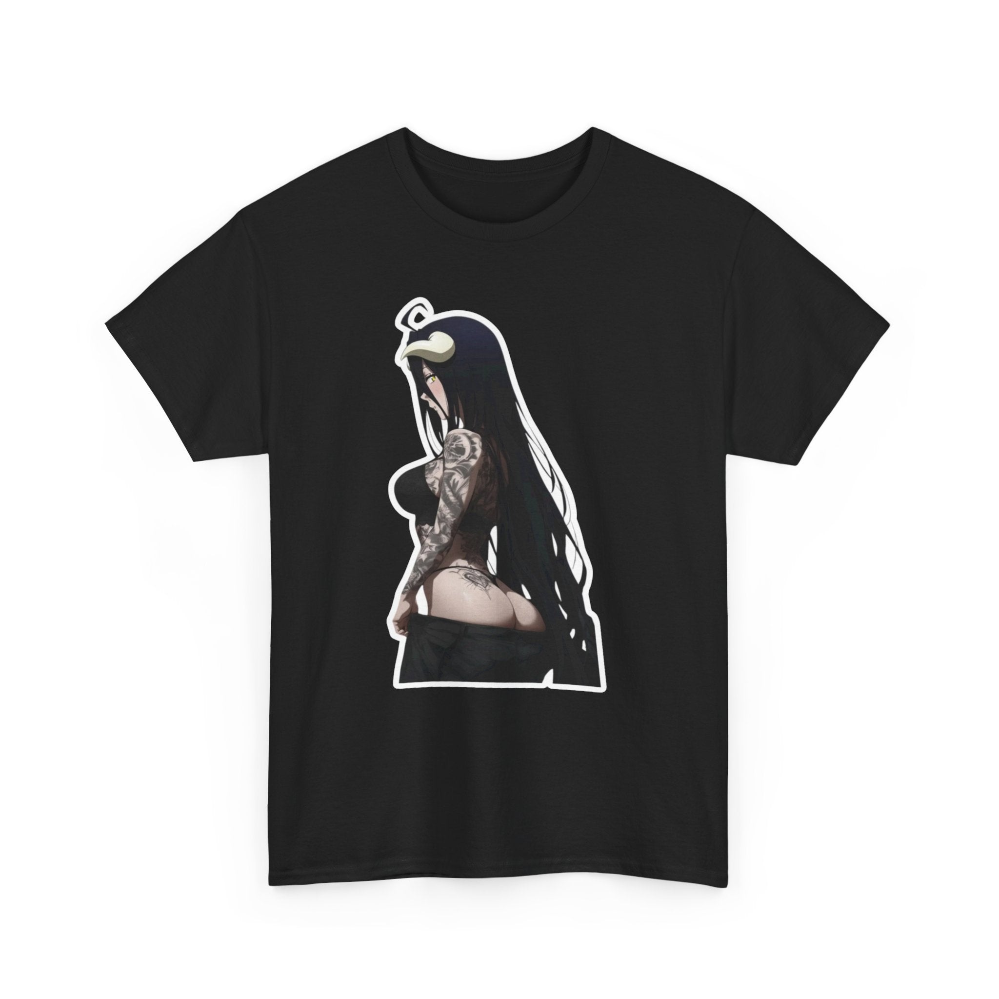 Albedo From Overlord Gothic Tattooed Unisex Heavy Cotton Tee