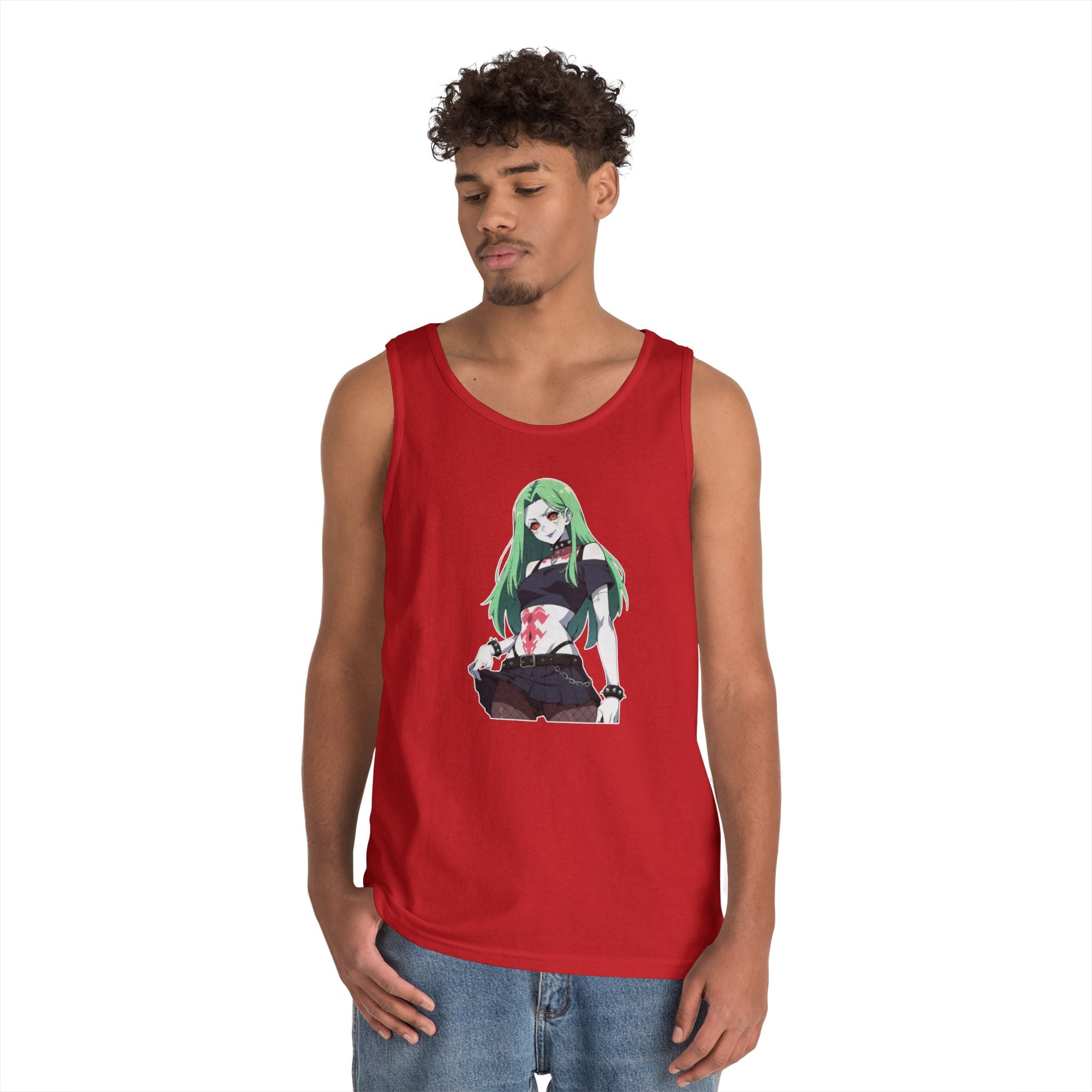 Rebecca Cyberpunk Futuristic Heavy Cotton Tank Top