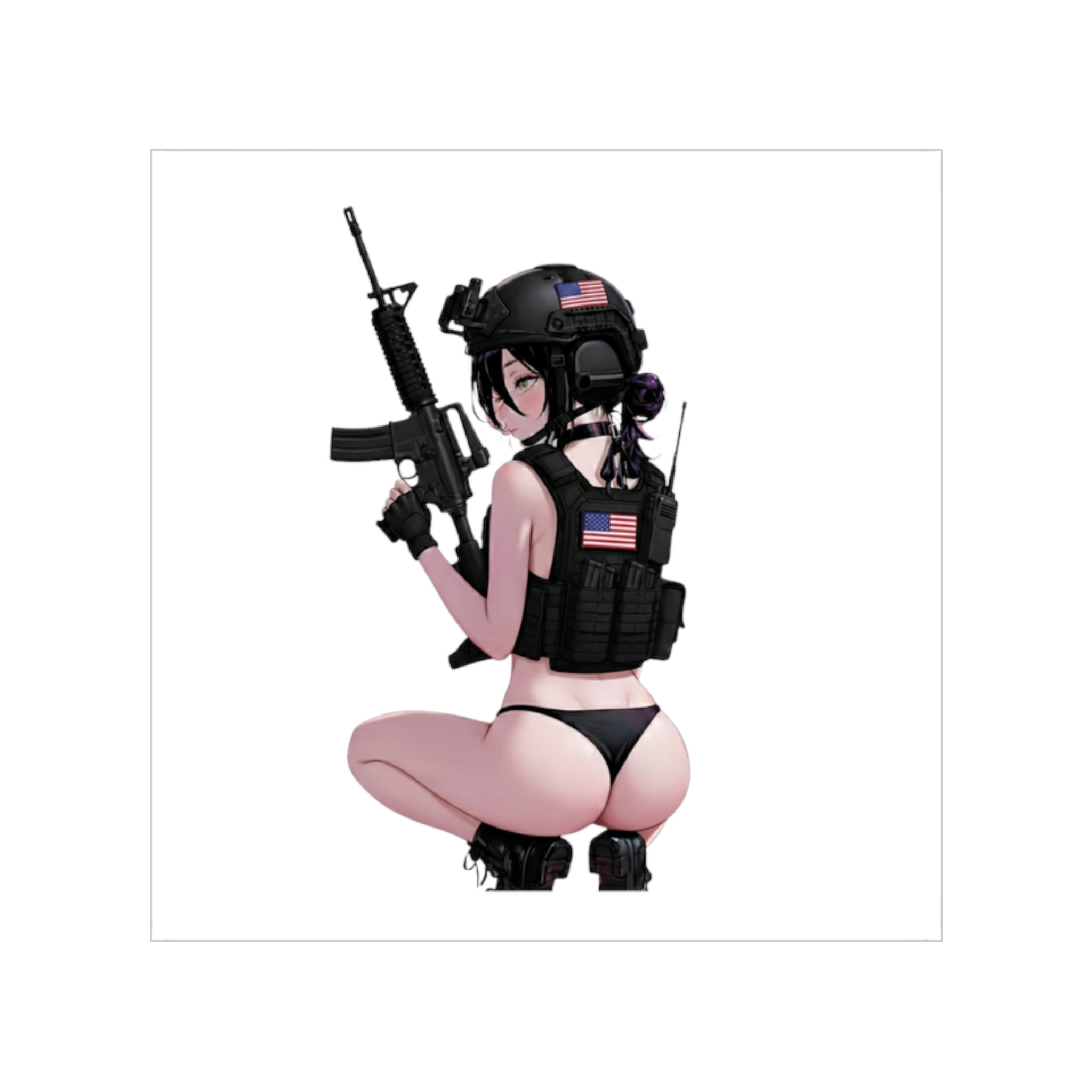 Reze Tactical Sexy  Sticker