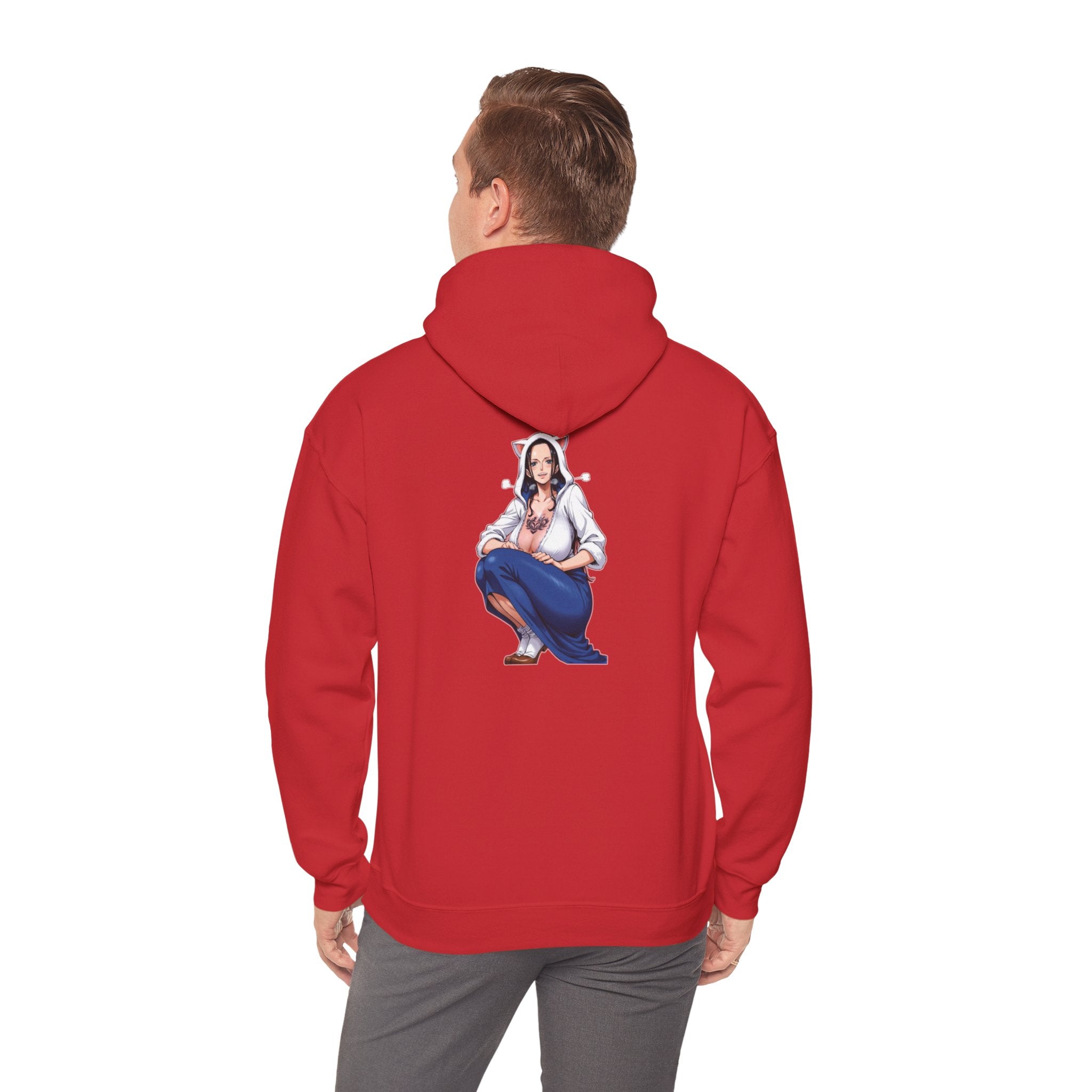 Nico Robin Catgirl Casual Anime Unisex Heavy Blend™ Hooded Sweatshirt