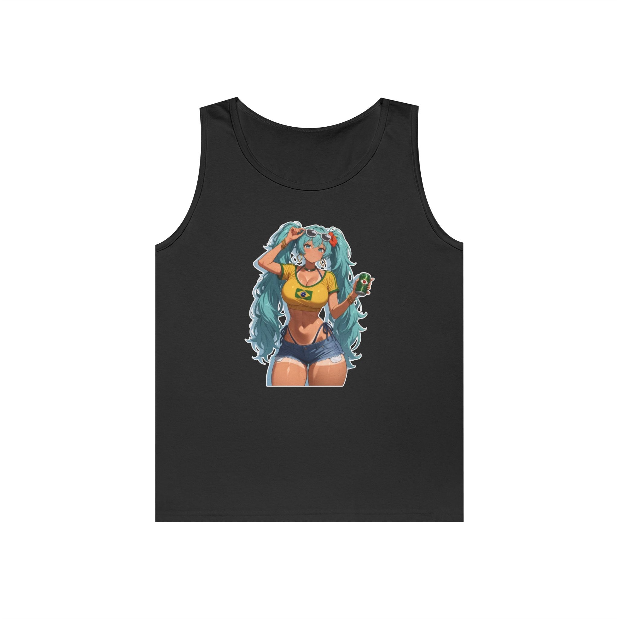 Hatsune Miku Brazil Girl Heavy Cotton Tank Top