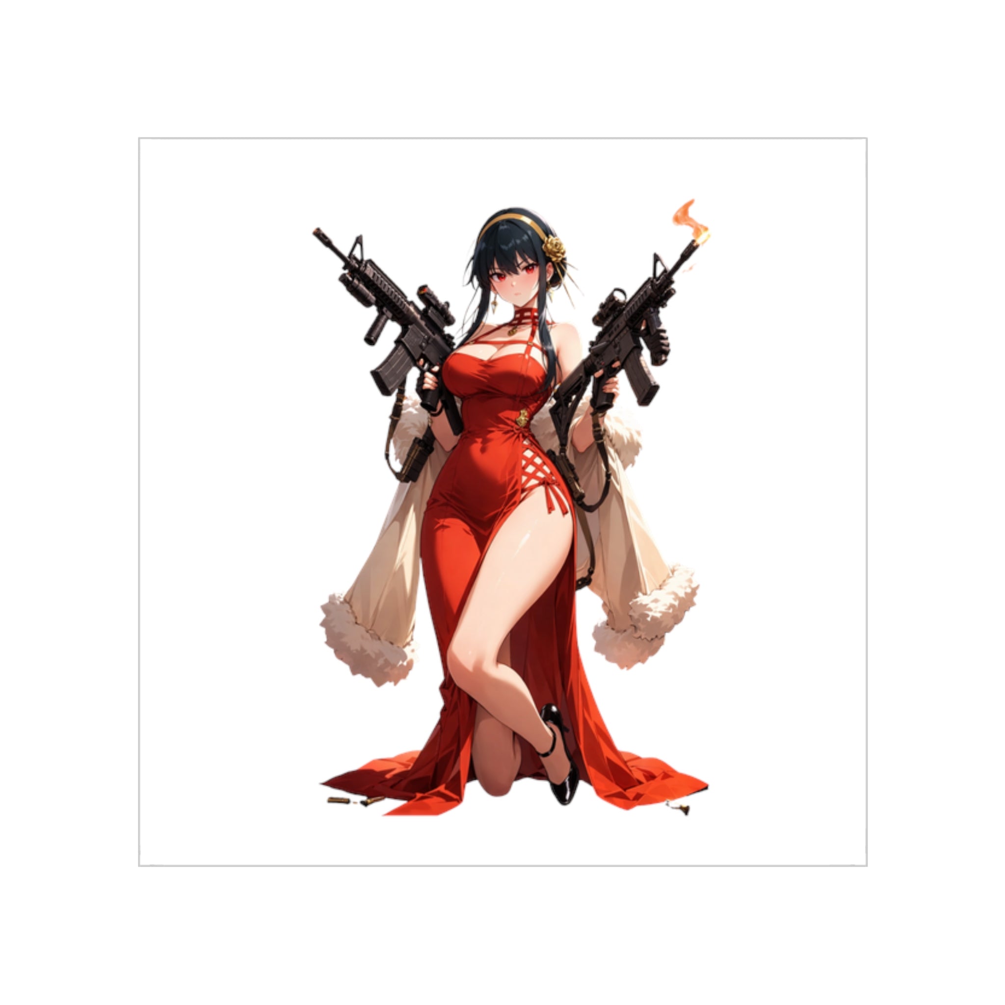 Yor Forger Tactical Waifu Sticker